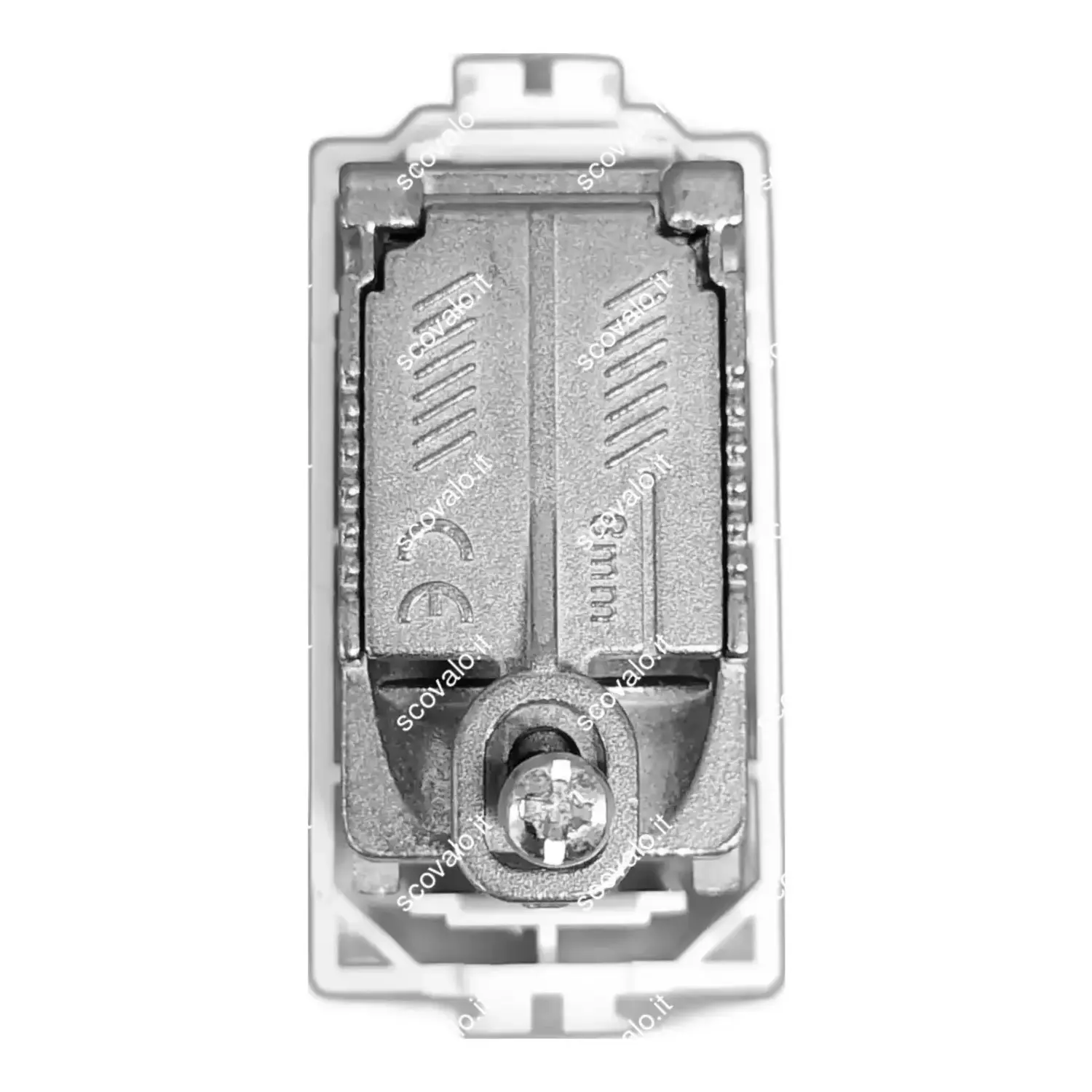 immagine compatibile matix presa tv passante bianco