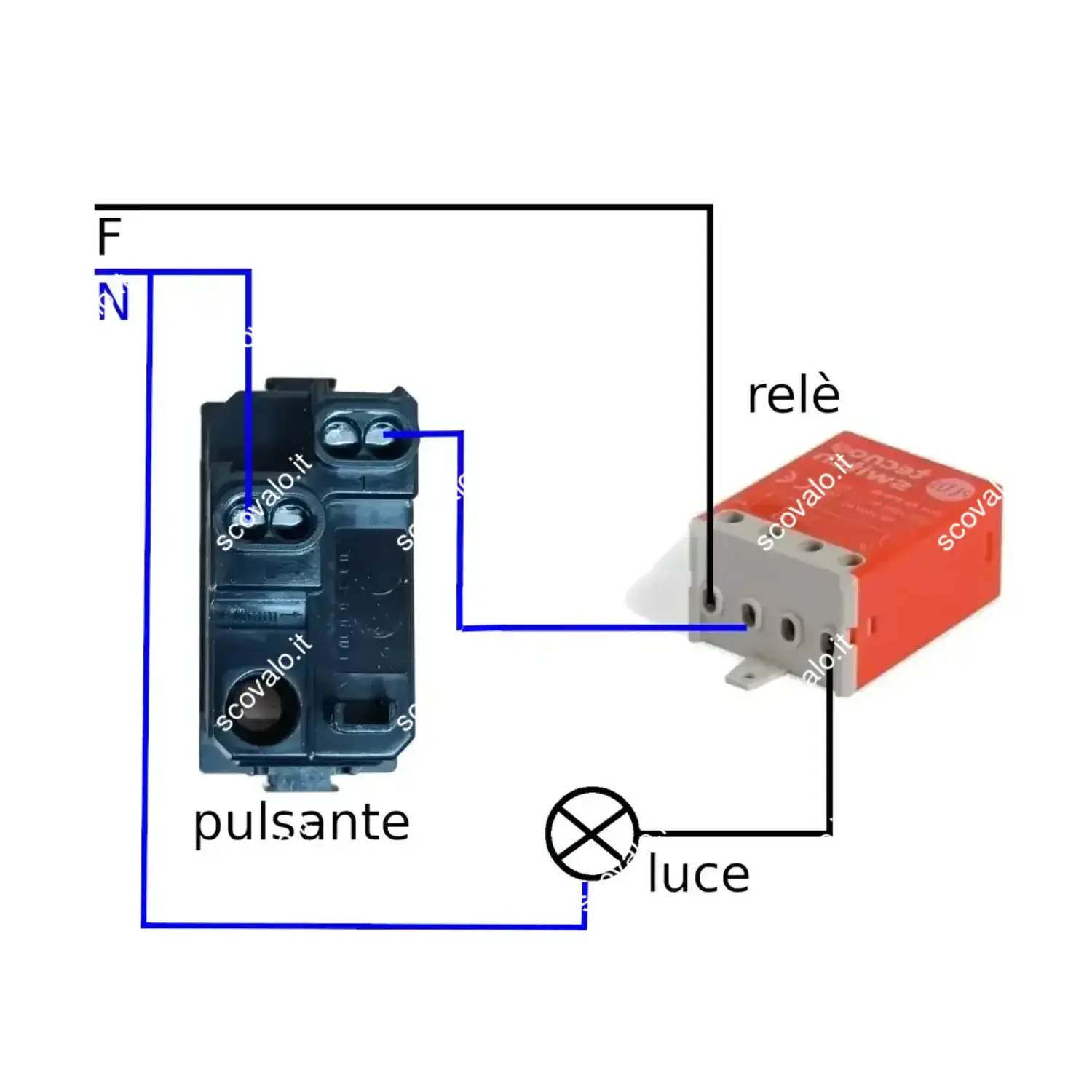 immagine compatibile matix pulsante bianco