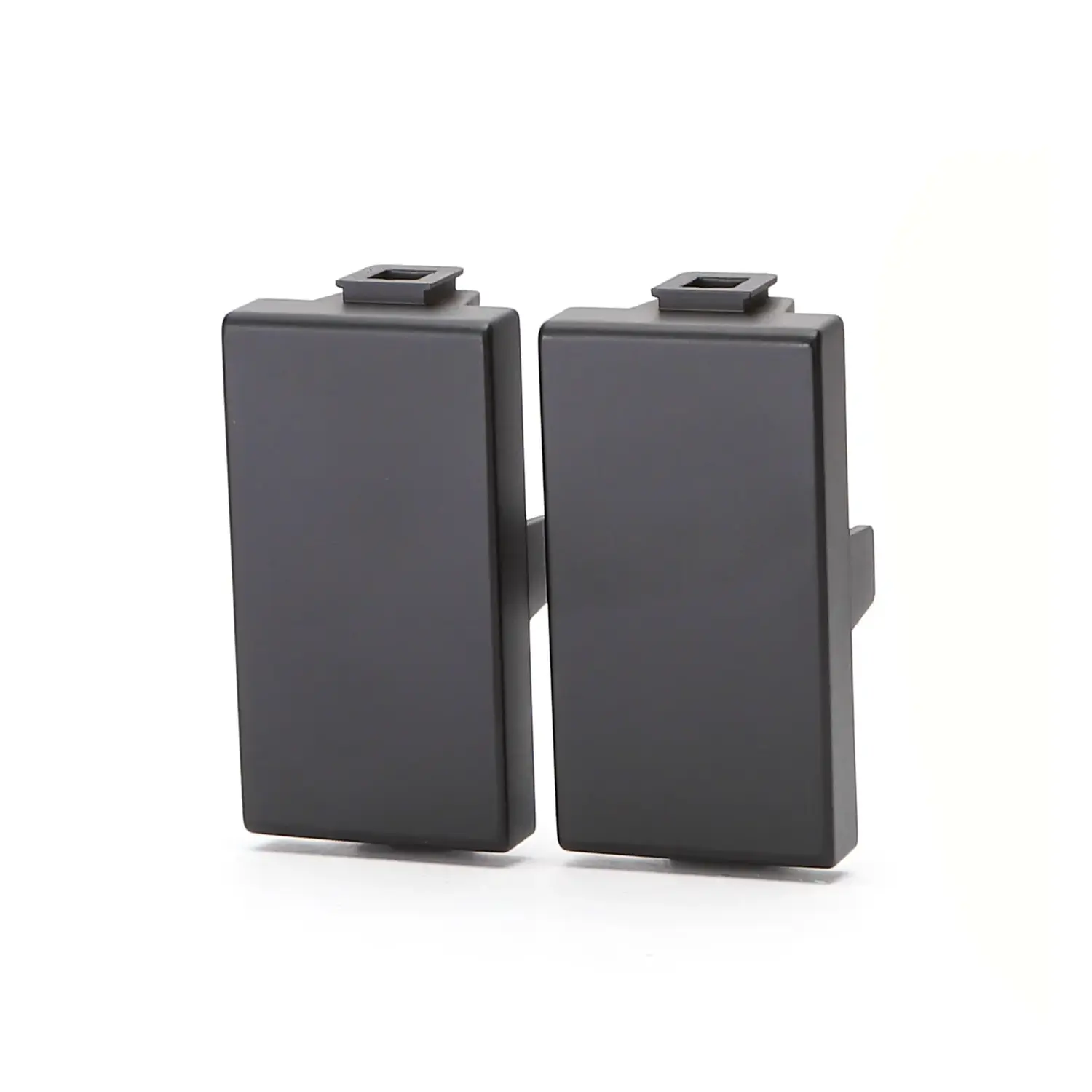 variante tappo copriforo falso polo - nero - 2 pezzi