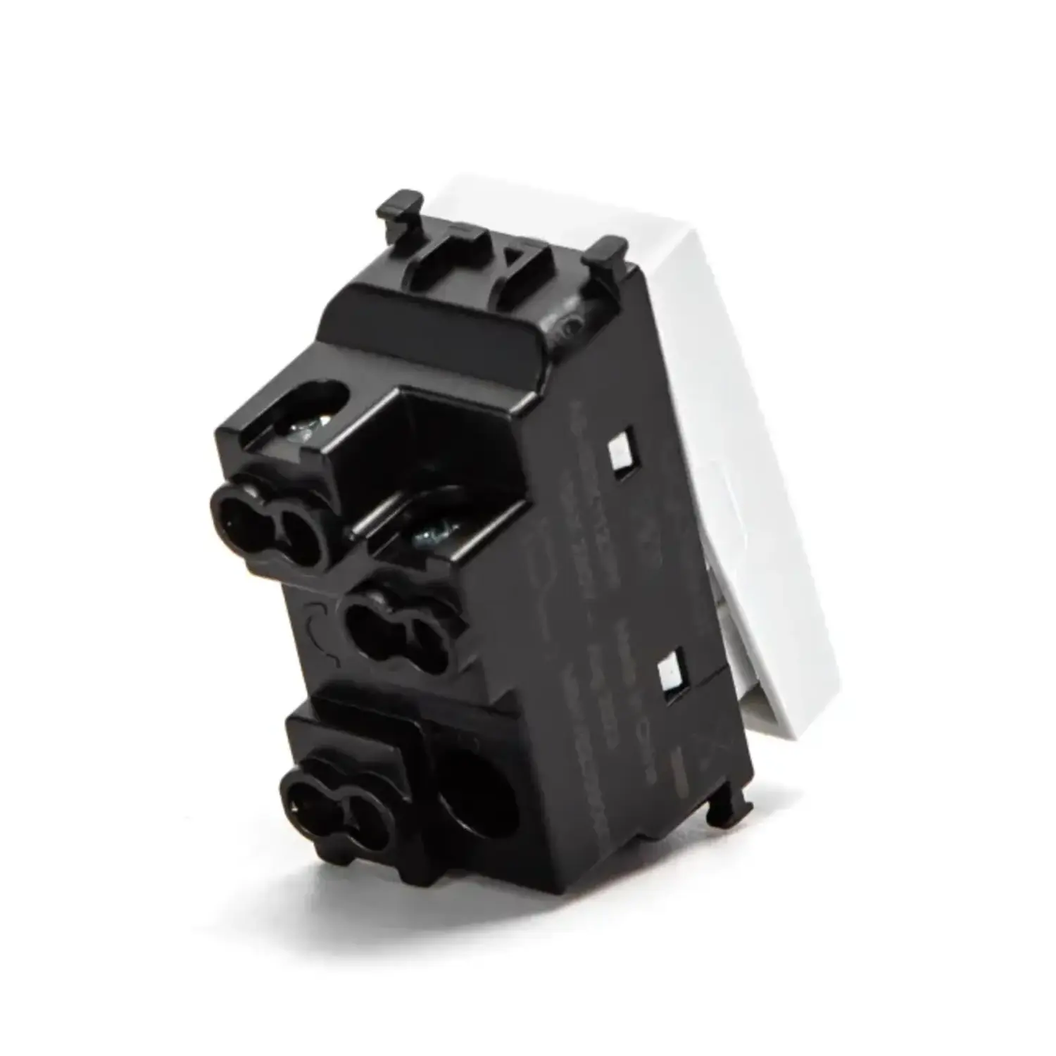 immagine Deviatore 2 Vie 16A 250V Bianco Compatibile Vimar Plana Incasso