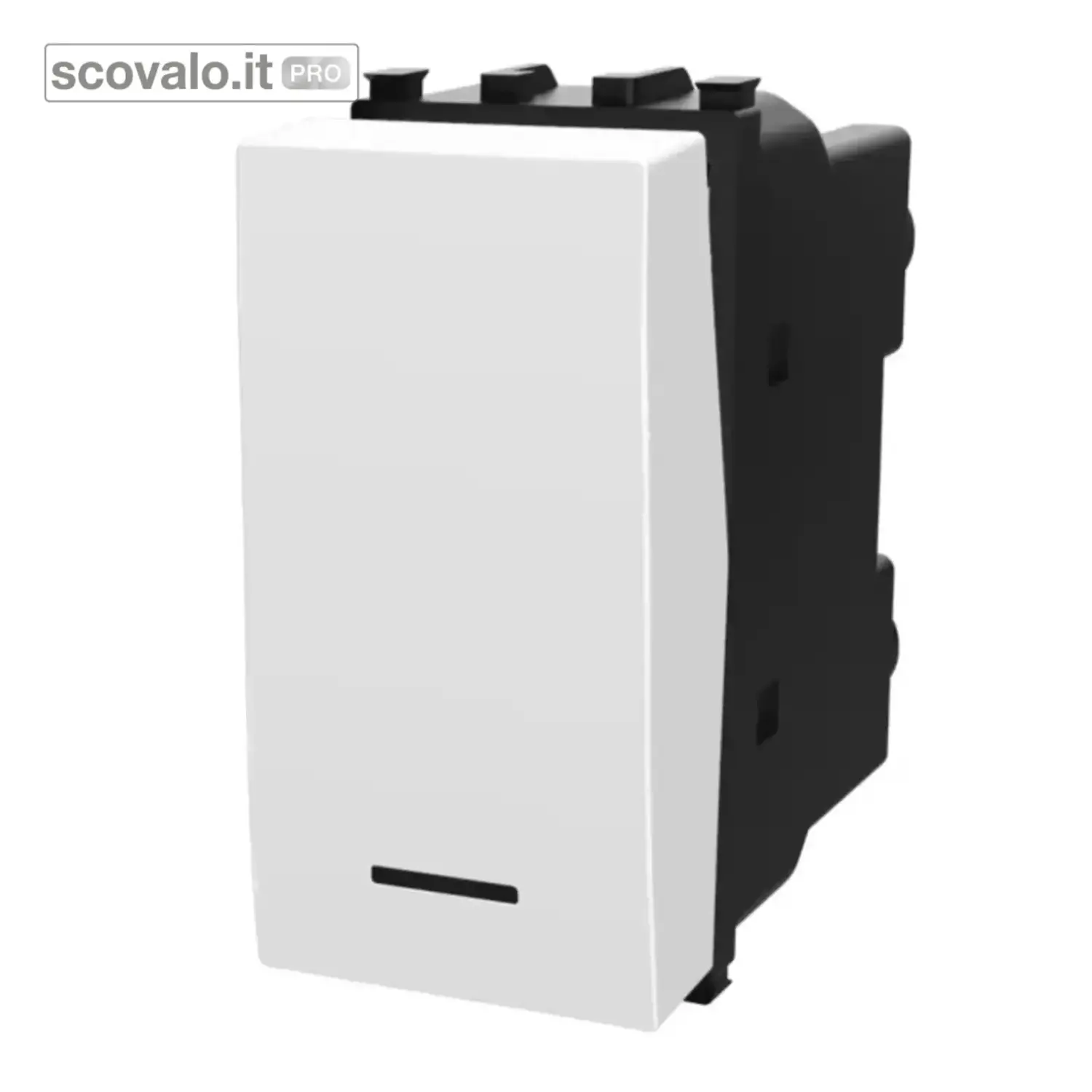 immagine del prodotto Invertitore Compatibile Vimar Plana Bianco 230V, 10A - Aigostar Frutti