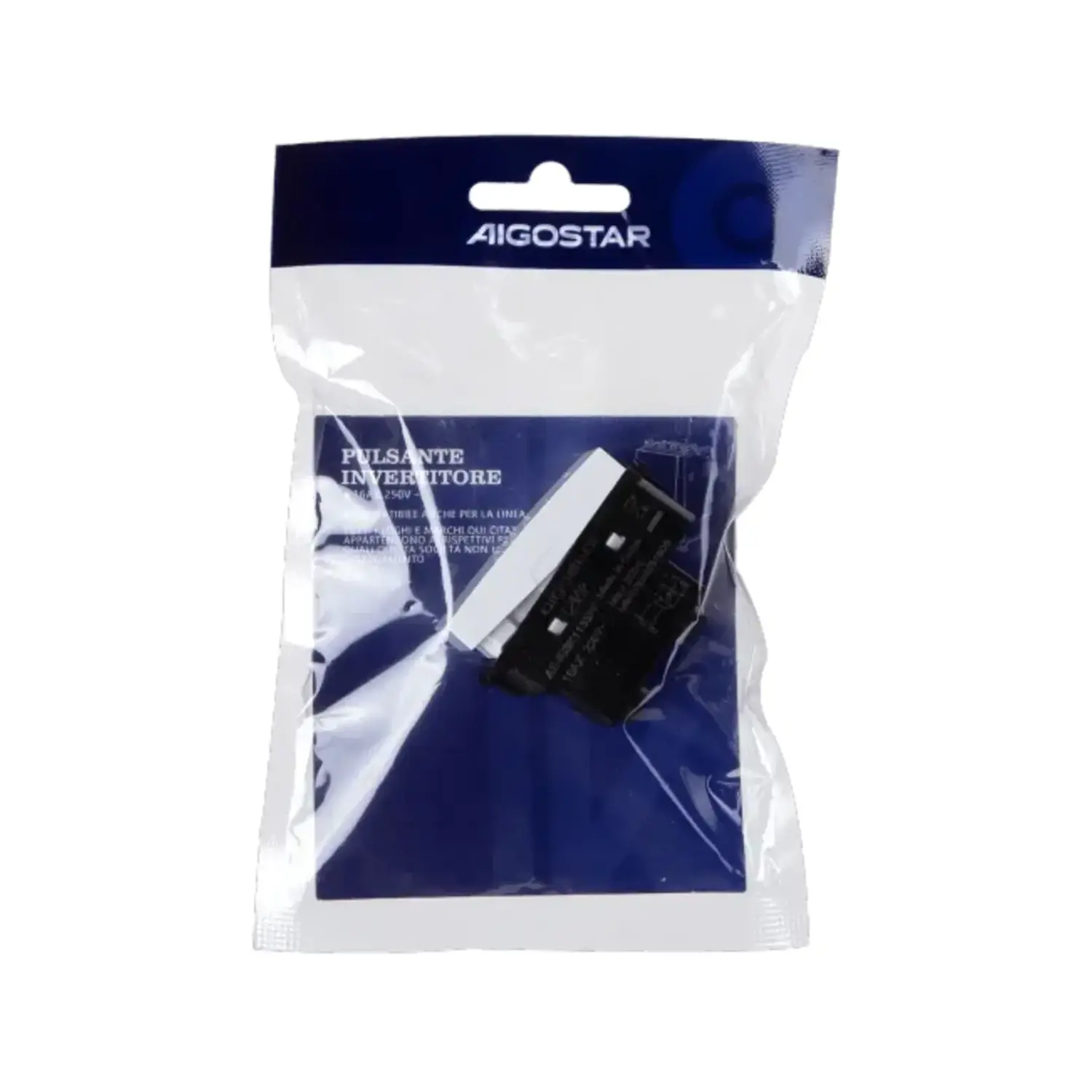 immagine Invertitore Compatibile Vimar Plana Bianco 230V, 10A - Aigostar Frutti