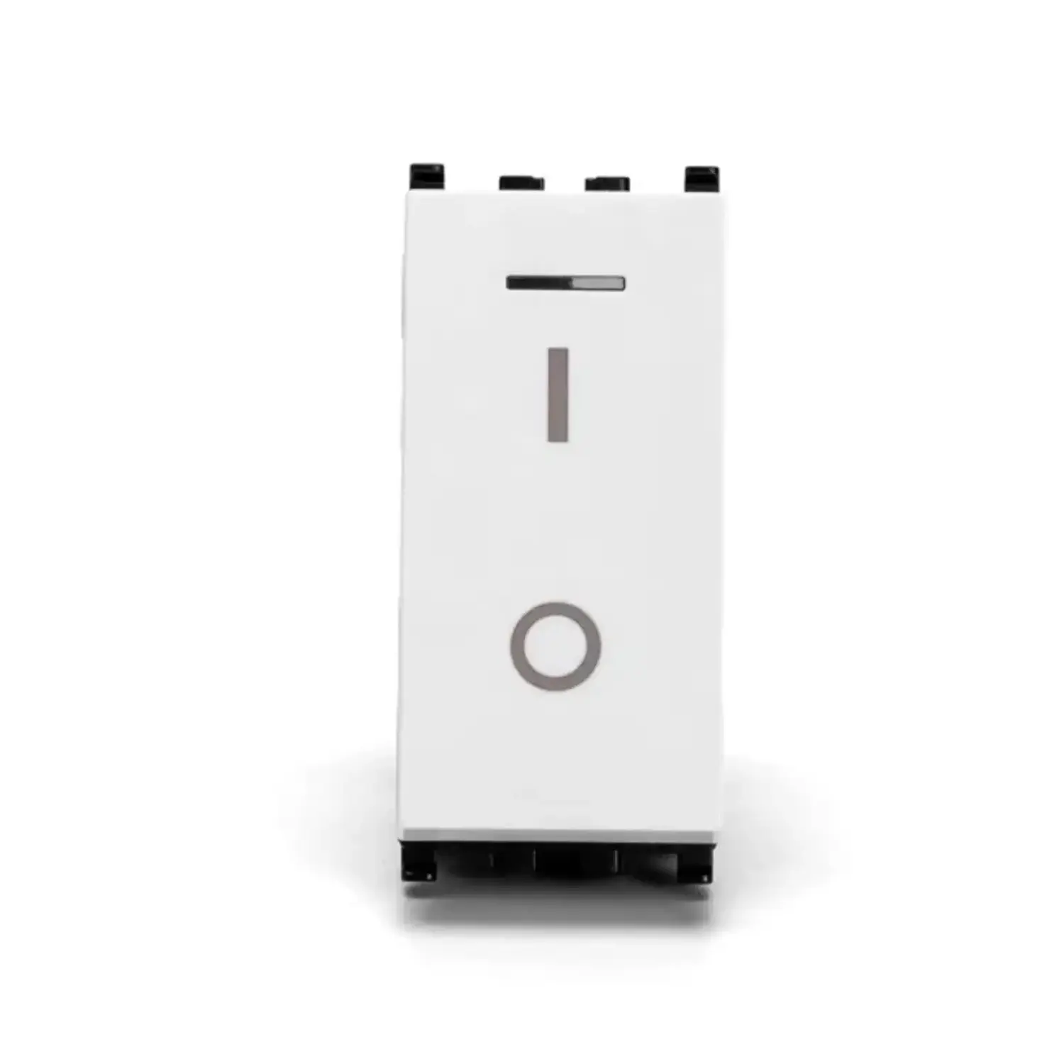 immagine Interruttore Bipolare 0-1 Scaldabagno 16A 250V Bianco Compatibile Vimar Plana