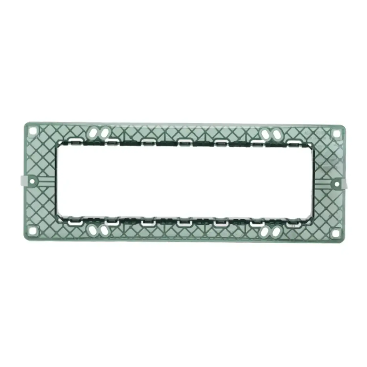 immagine Supporto 7 Posti Vimar Plana Compatibile Bianco Incasso 506