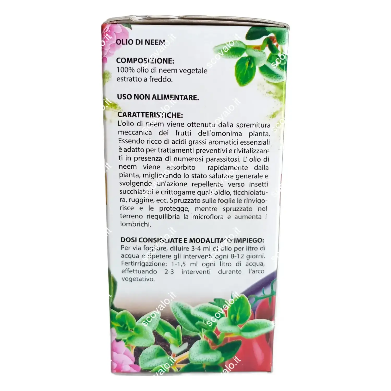 immagine concime liquido fertilizzante per piante olio di neem 200 ml