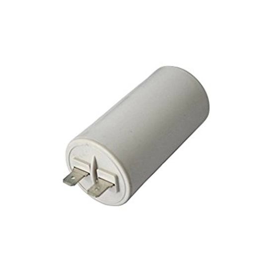 immagine del prodotto condensatore di spunto 2 poli con terra CE bianco 450 volt 10 uf wnt 97971