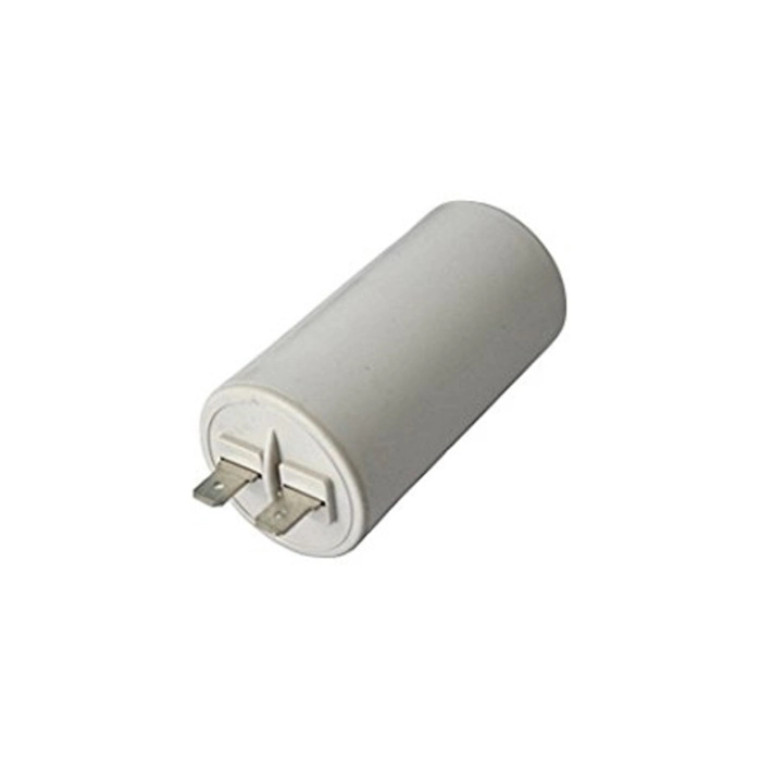 immagine del prodotto condensatore di spunto 2 poli con terra CE bianco 450 volt 20 uf wnt 97996