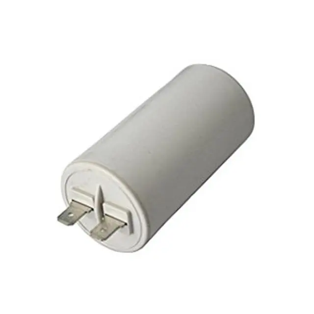 immagine del prodotto condensatore di spunto 2 poli con terra CE bianco 6 uf 450 volt wnt 97969