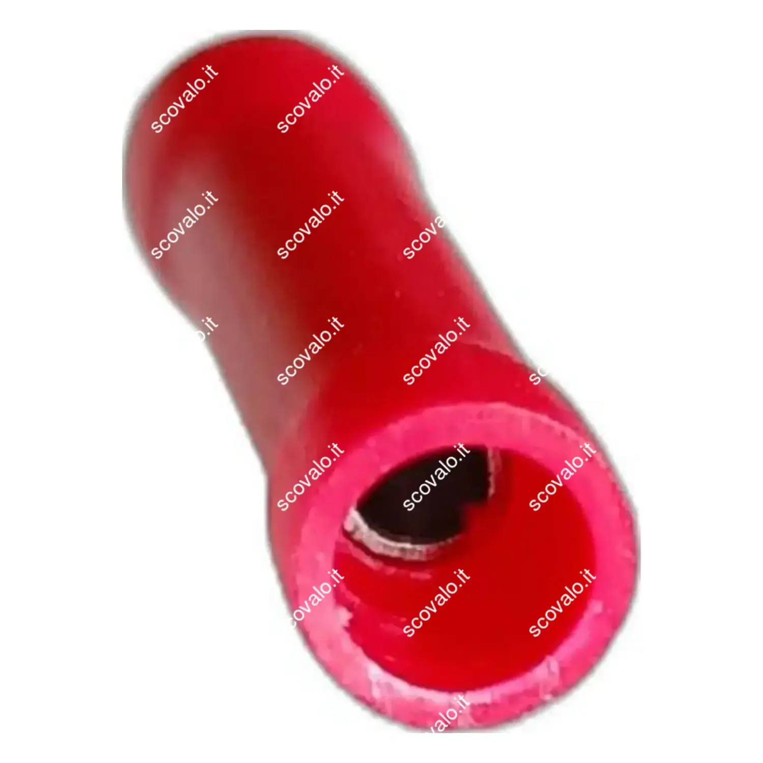 immagine connettore di testa fischiotto 1.5-2.5 mm isolato giunto tubetto filo rosso 100 pezzi