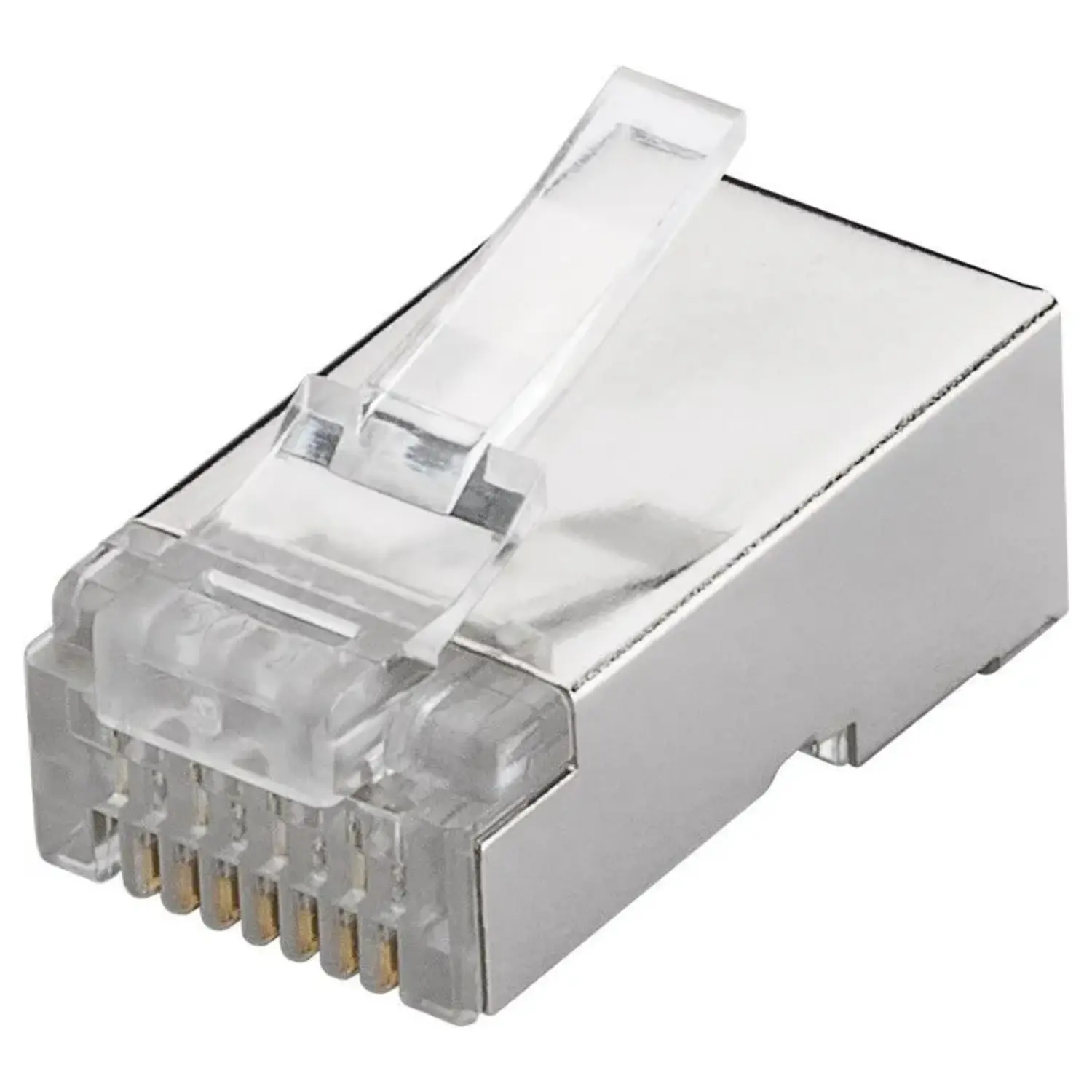 immagine del prodotto connettore plug cavo di rete rj45 cat 6 stp schermato wnt 93829