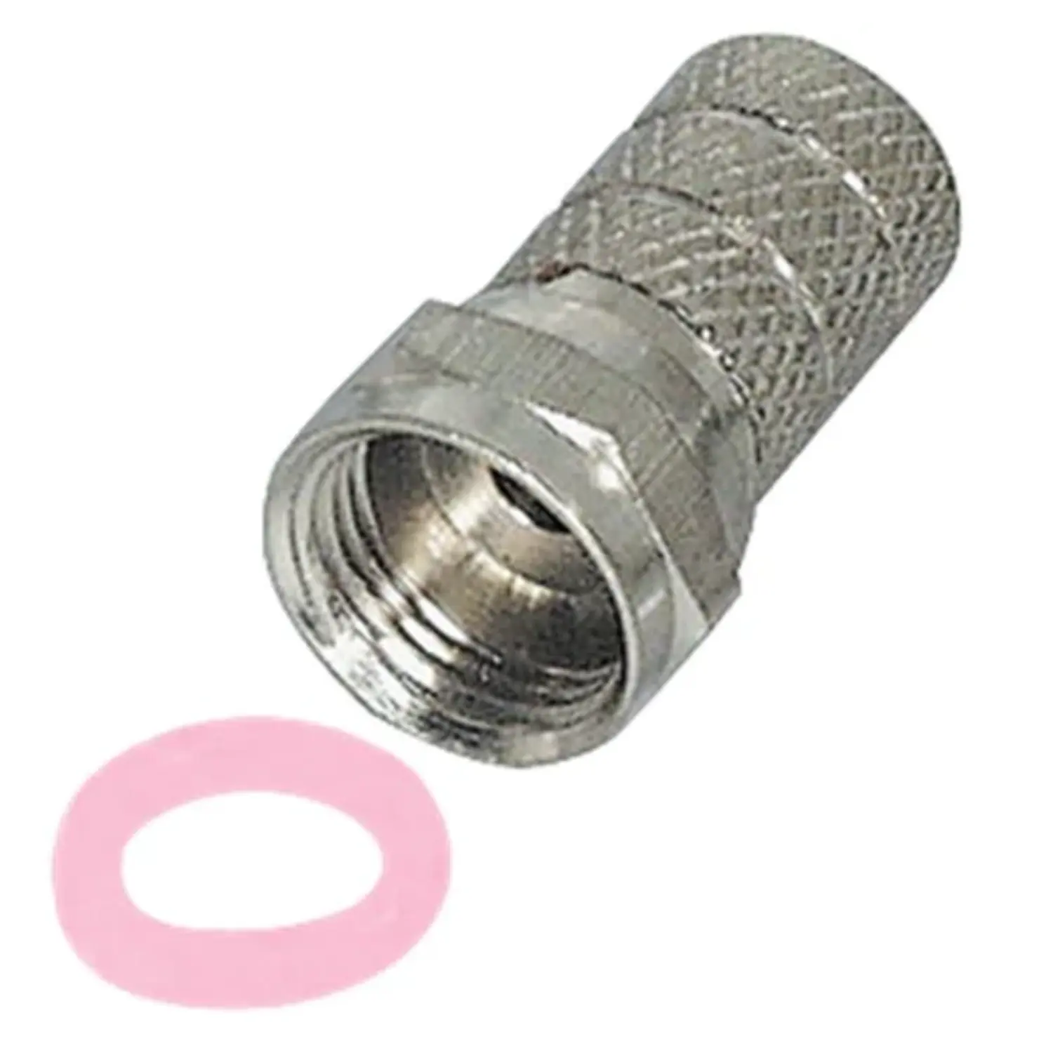 immagine connettore spinotto satellitare tipo F 5 mm oring ad avvitare