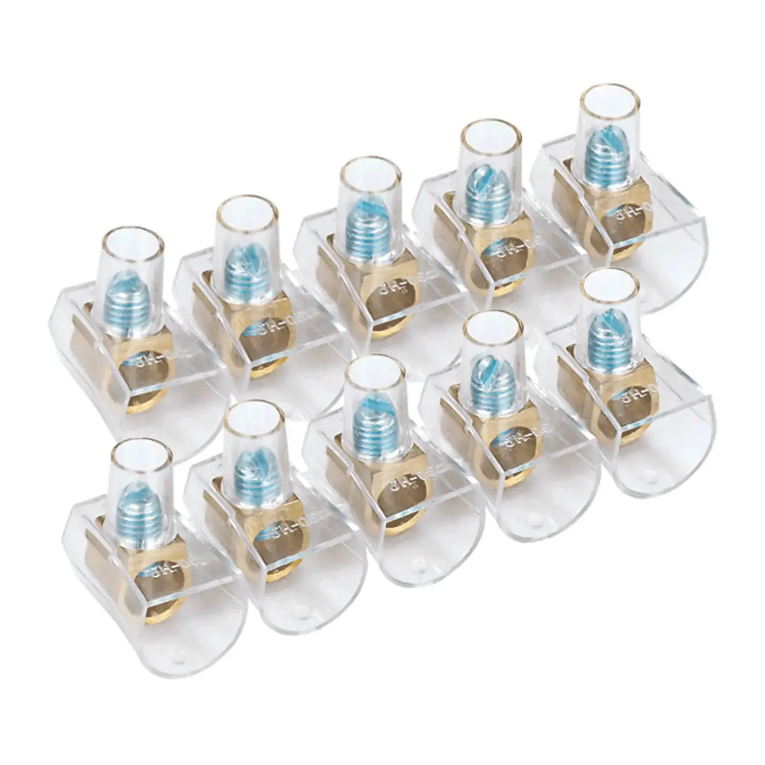 immagine del prodotto Connettori forbox PC5 - 2,5mm (2pz) trasparenti