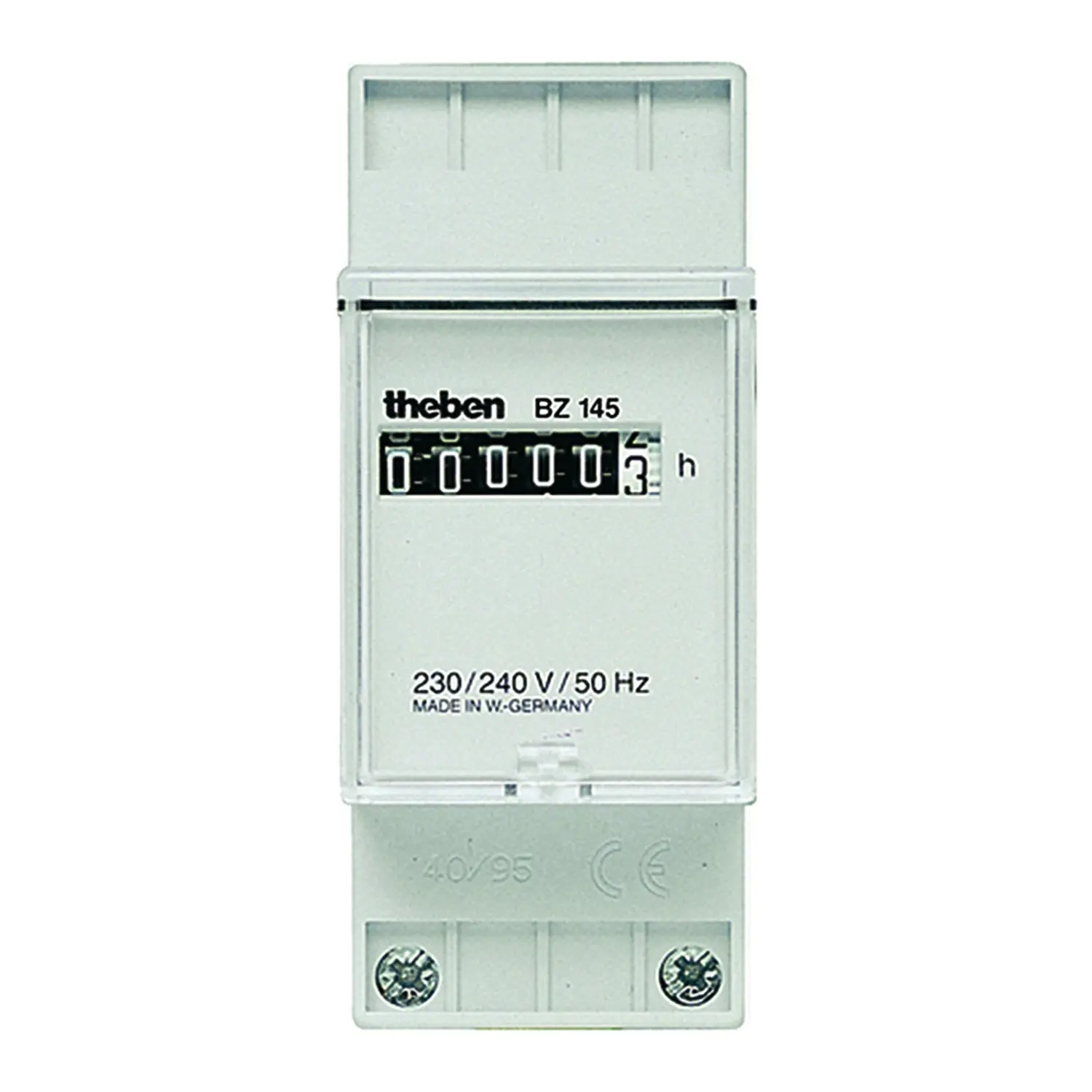 immagine del prodotto contaore da barra din quadro elettrico 2 moduli 230 volt bz145 casa