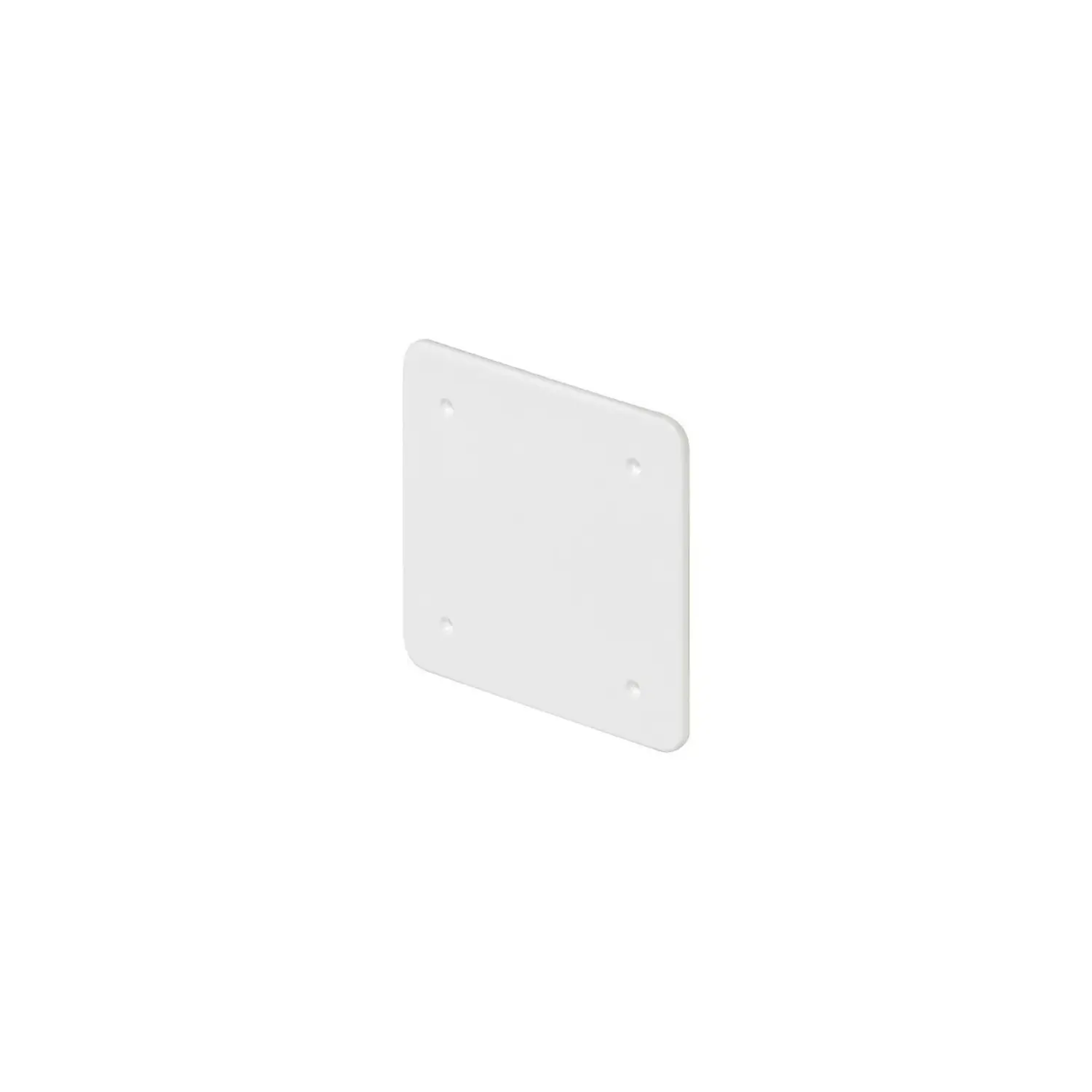 immagine del prodotto coperchio cassetta elettrica di derivazione bianco 105x105 mm