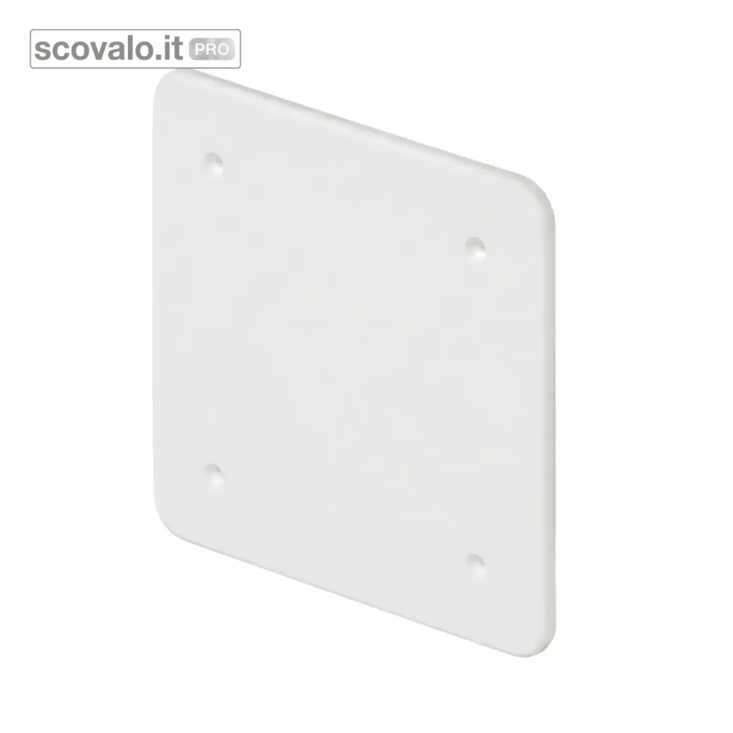 immagine del prodotto Coperchio Cassetta Elettrica Derivazione Bianco 105x105 mm Faeg