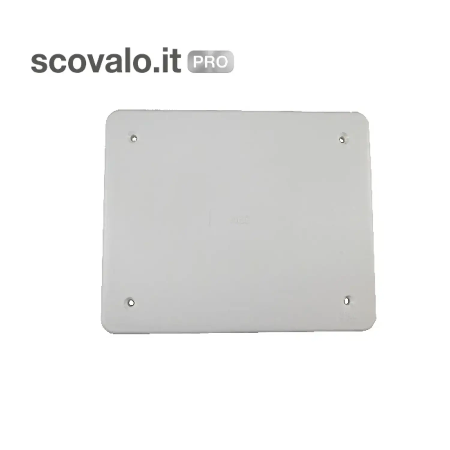 immagine del prodotto Coperchio Cassetta Derivazione FAEG Bianco 130x110 mm - Plastica ABS con Viti