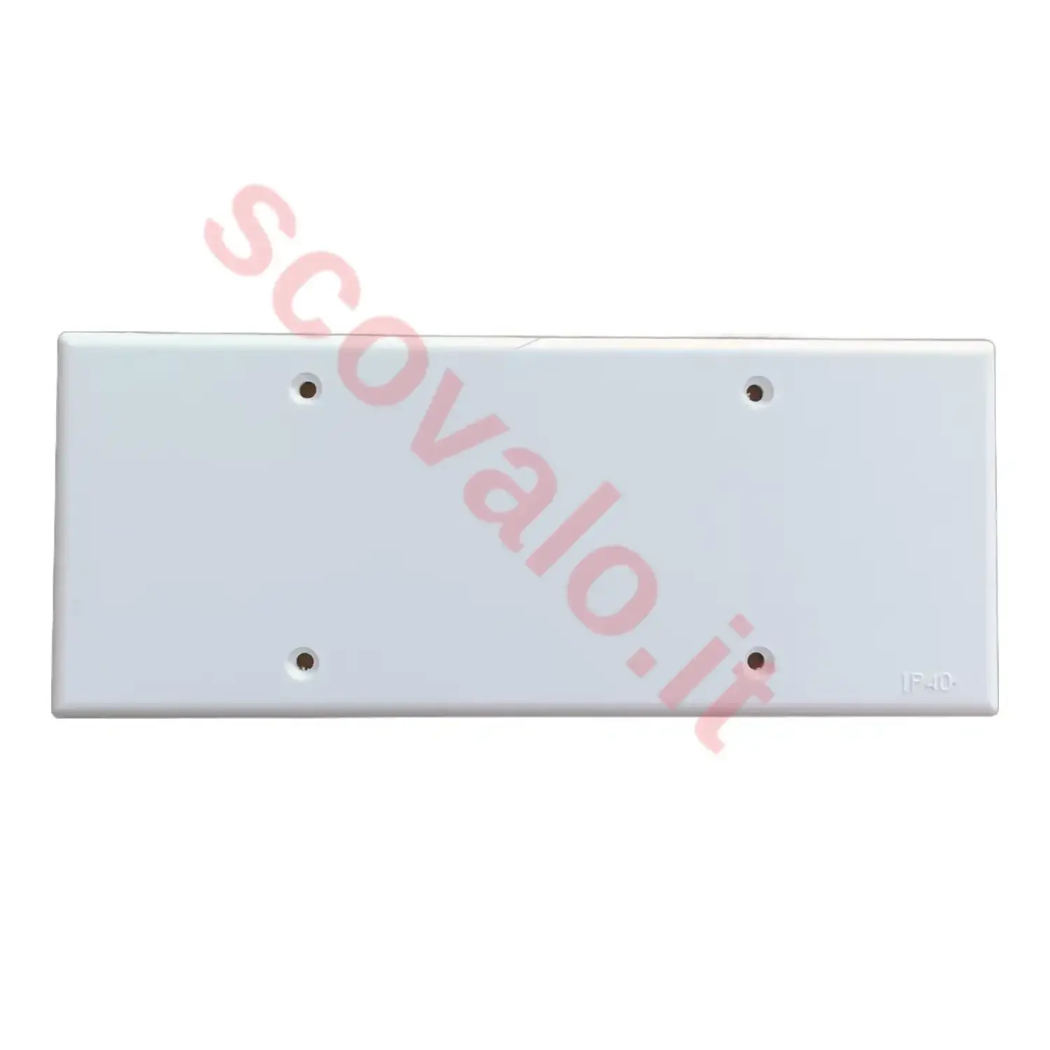 immagine coperchio per cassetta incasso esterno placca cieca 506 6 fori