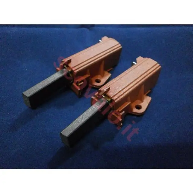 immagine coppia spazzole carboncini lavatrice sole 5x12,5 ariston indesit originali var c00196546