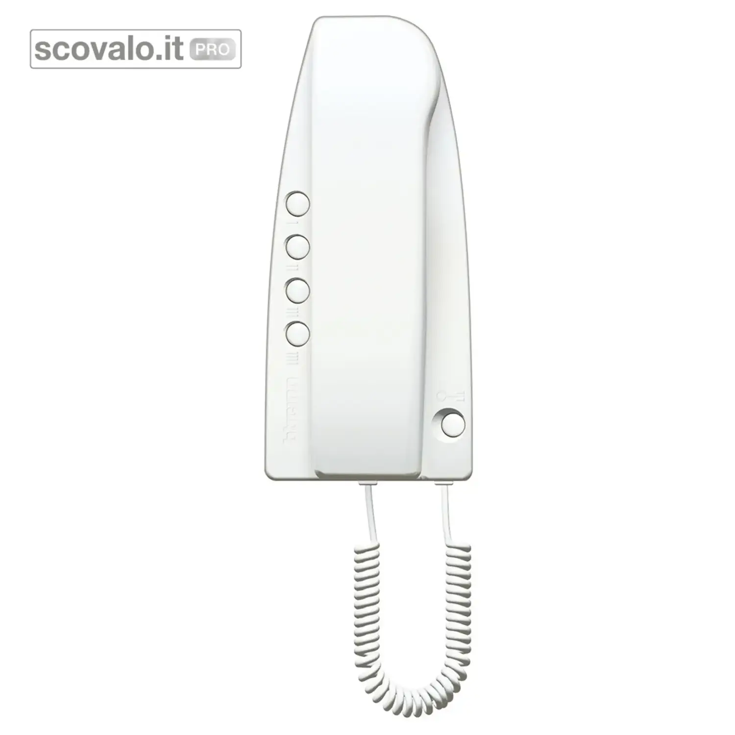 immagine del prodotto Cornetta Citofonica Bticino Universale Bianca Analogica Tasti Volume
