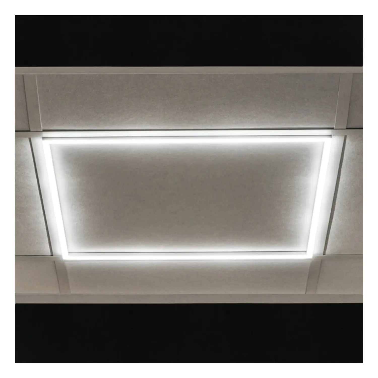 immagine Plafoniera LED Incasso 60x60 40W 3800lm Bianco Freddo 6000K 591x591mm