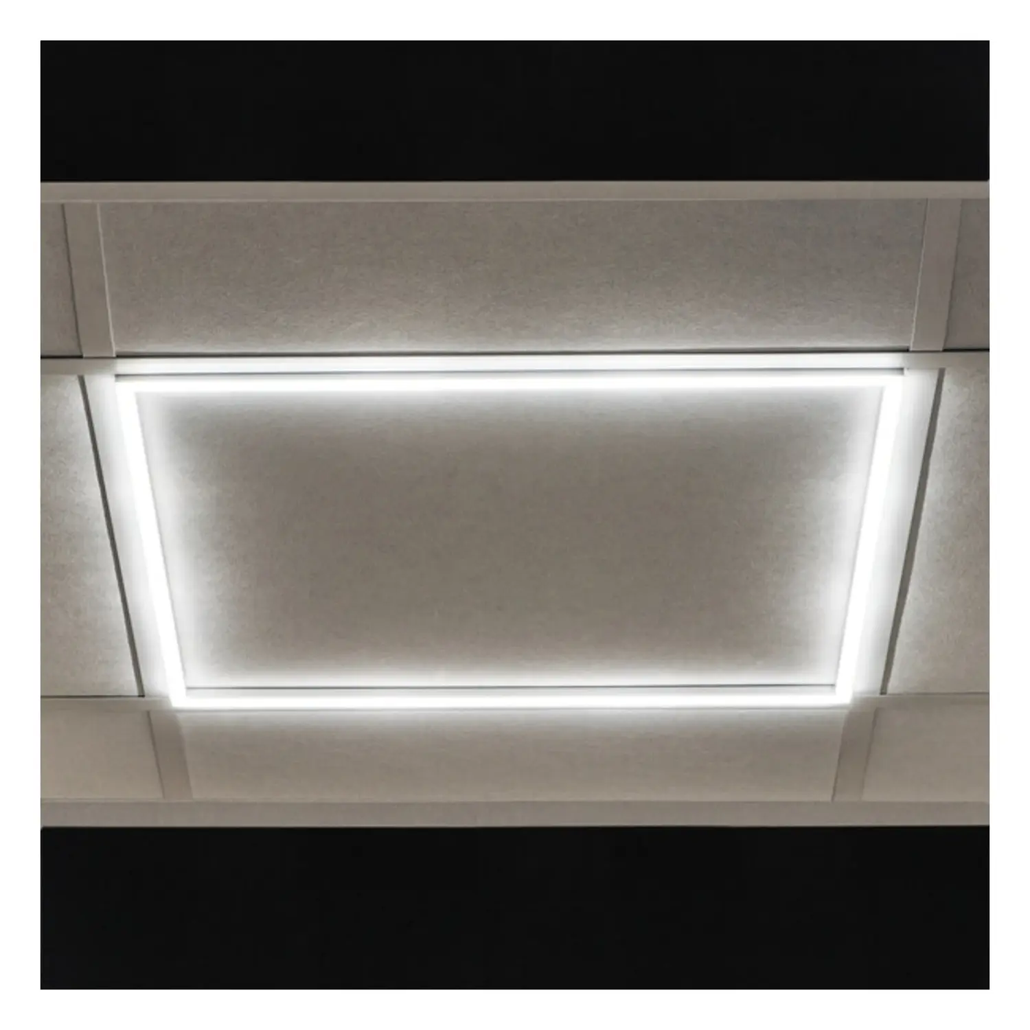 immagine cornice plafoniera led incasso 60x60 pannello 40 watt bianco freddo