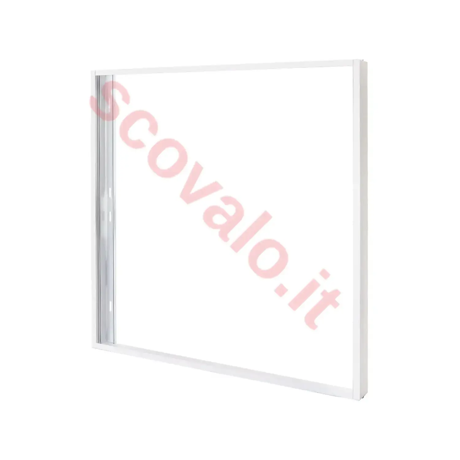 immagine cornice supporto telaio montaggio pannello led parete soffitto 60x60 cm