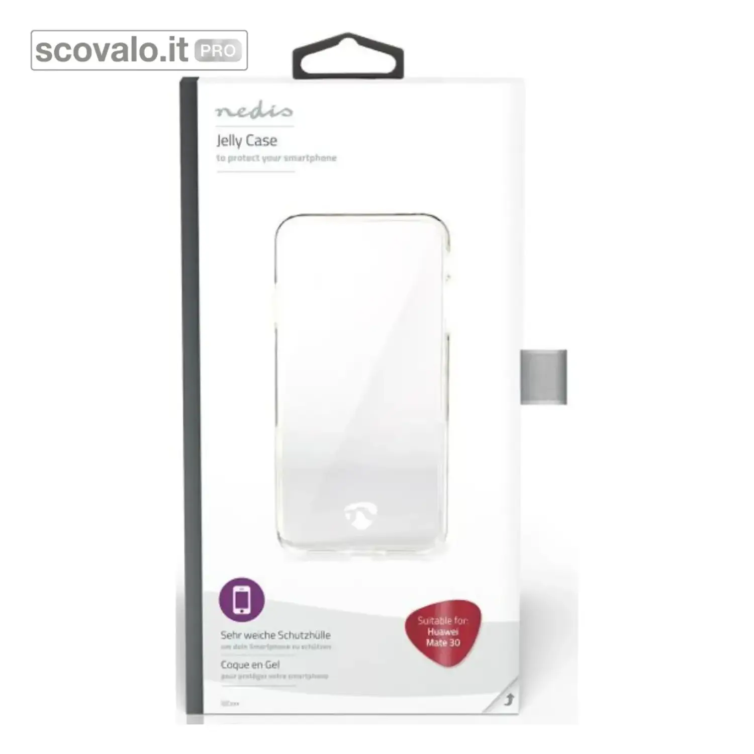 immagine del prodotto Cover Huawei Mate 30 in Silicone TPU Trasparente Protezione 1.3m