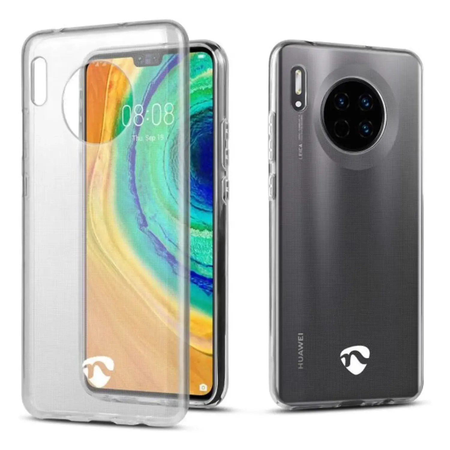 immagine Cover Huawei Mate 30 in Silicone TPU Trasparente Protezione 1.3m