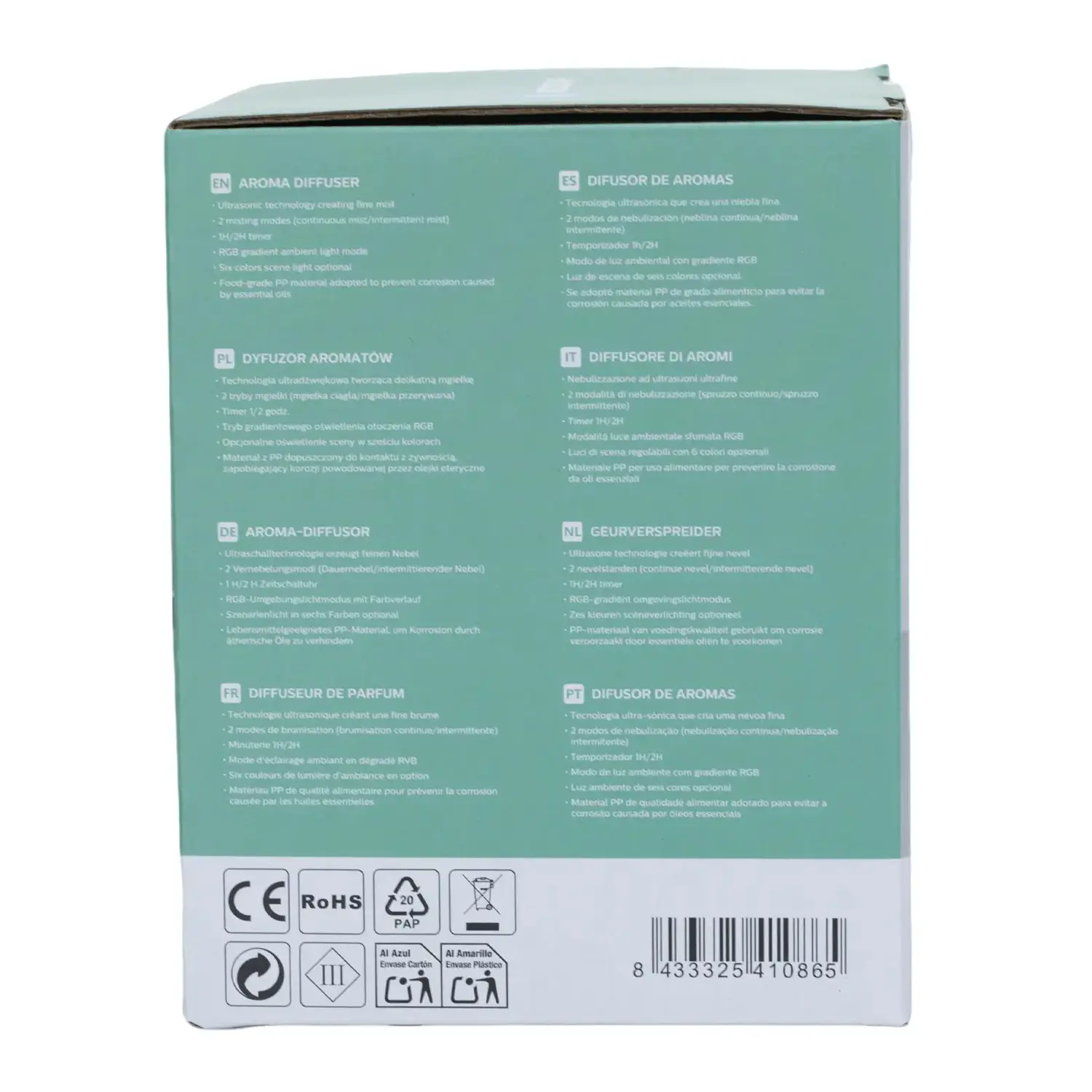 immagine Diffusore di aromi 5W  120ml bianco