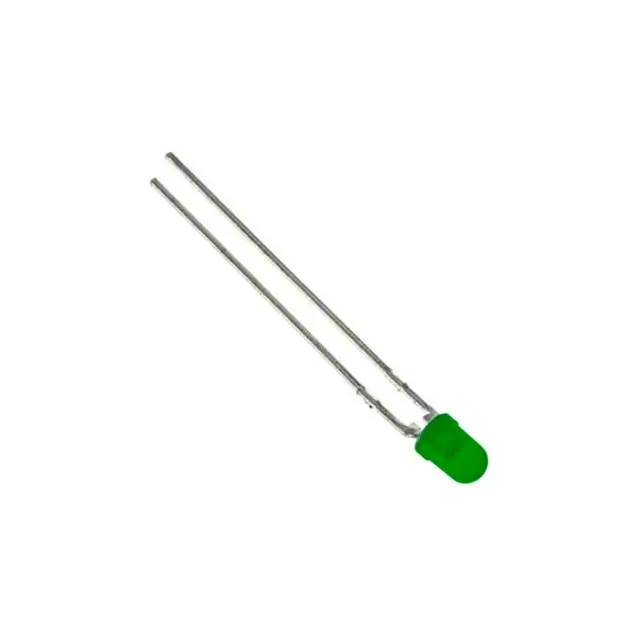 immagine del prodotto diodo led luminoso verde CE 3 mm 2 volt 1 pezzo var 041910