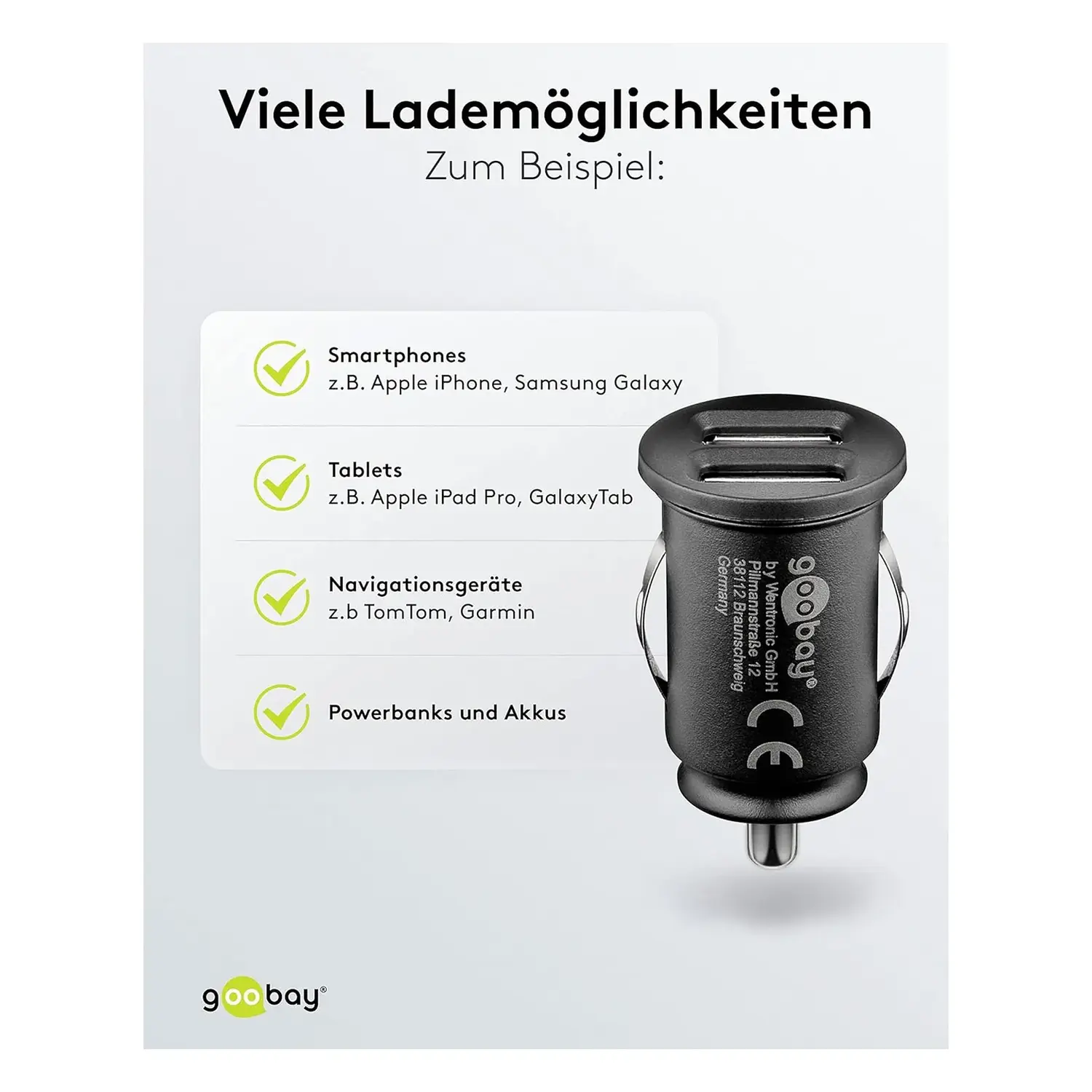 immagine caricatore  adattatore porta usb auto camion macchina accendisigari 12-24v  12 watt