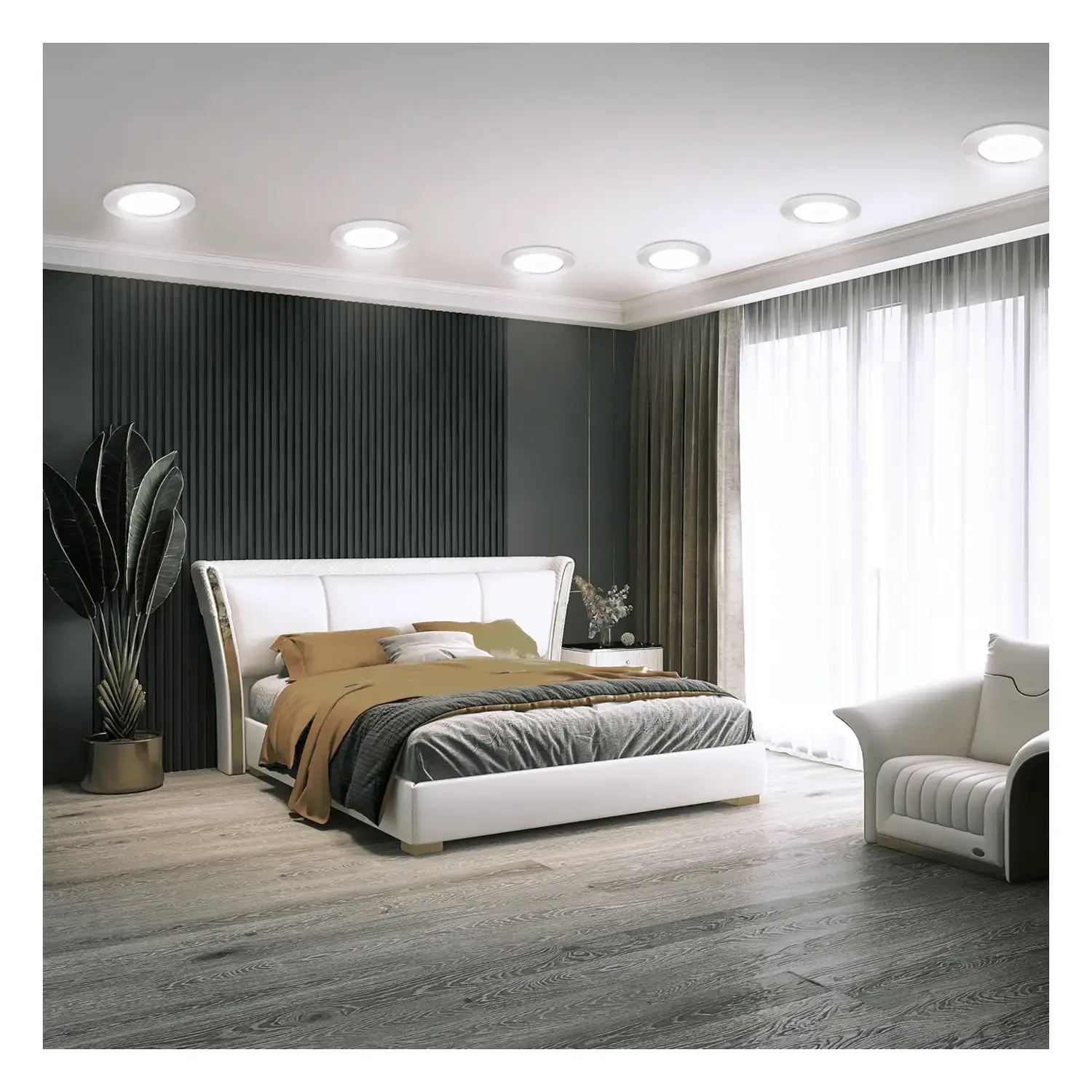 immagine Downlight LED E6 rotondo da incasso 9W luce fredda