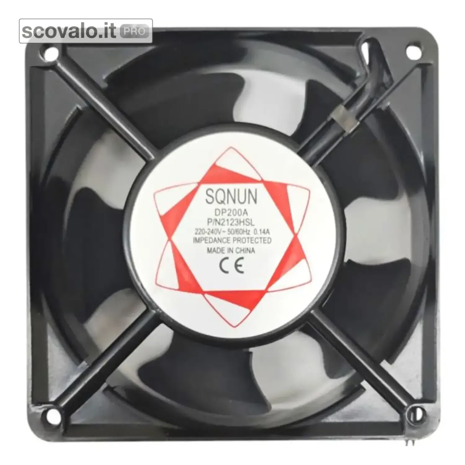 immagine del prodotto Ventola Assiale 120x120x38mm 220V-240V AC 0.14A Modello P7N 2112HSL