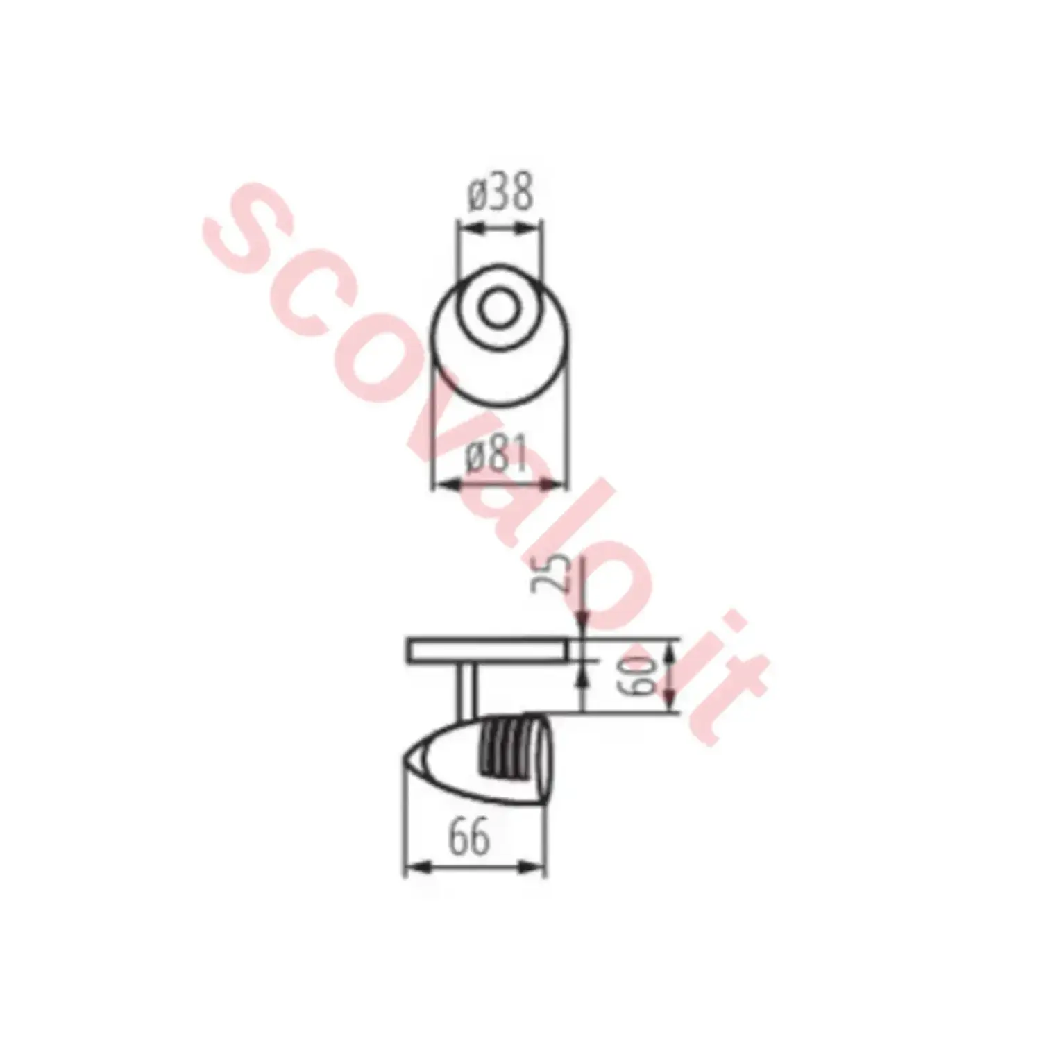 immagine faretto lampada da parete orientabile specchio gu10 cromo satinato 1 luce