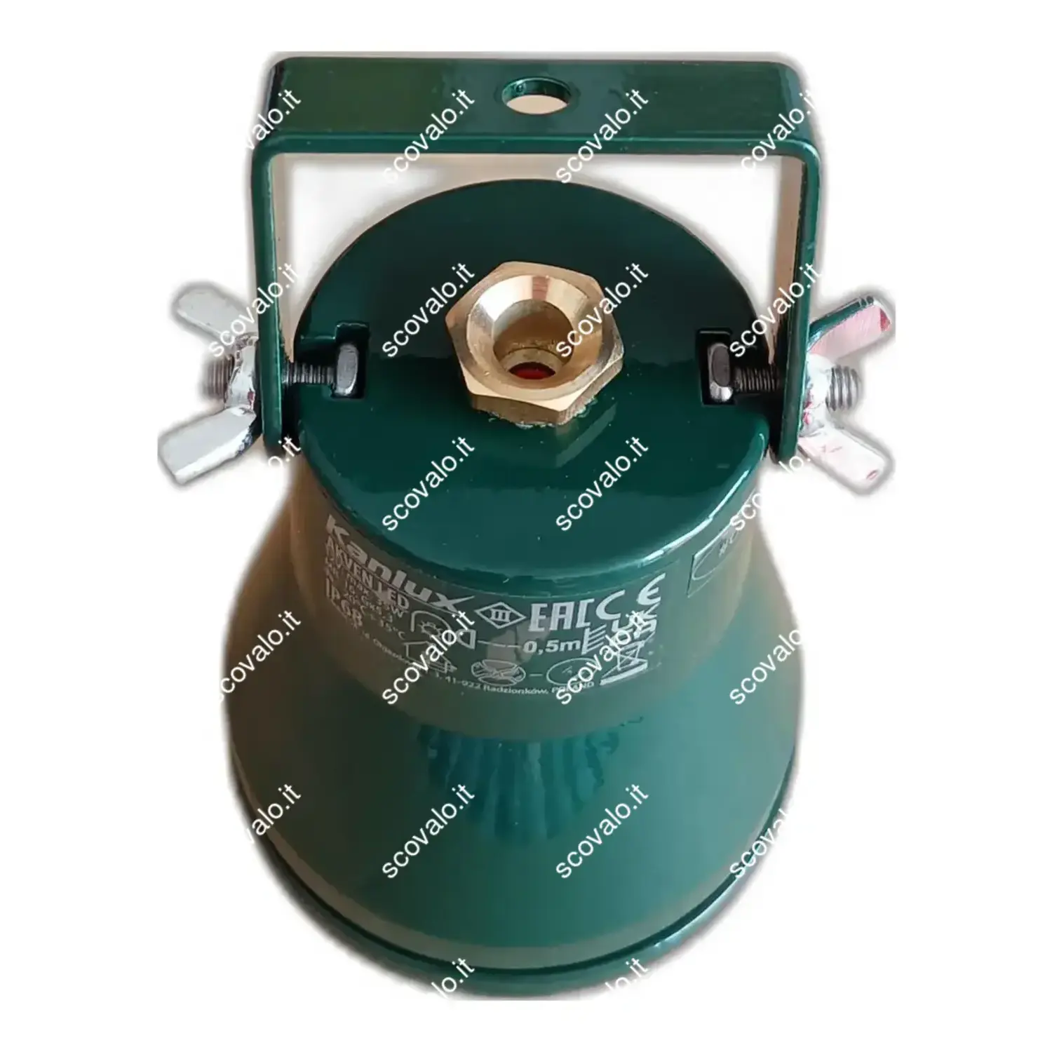 immagine faretto impermeabile a led fontana laghetto gx53 5 watt verde ip68
