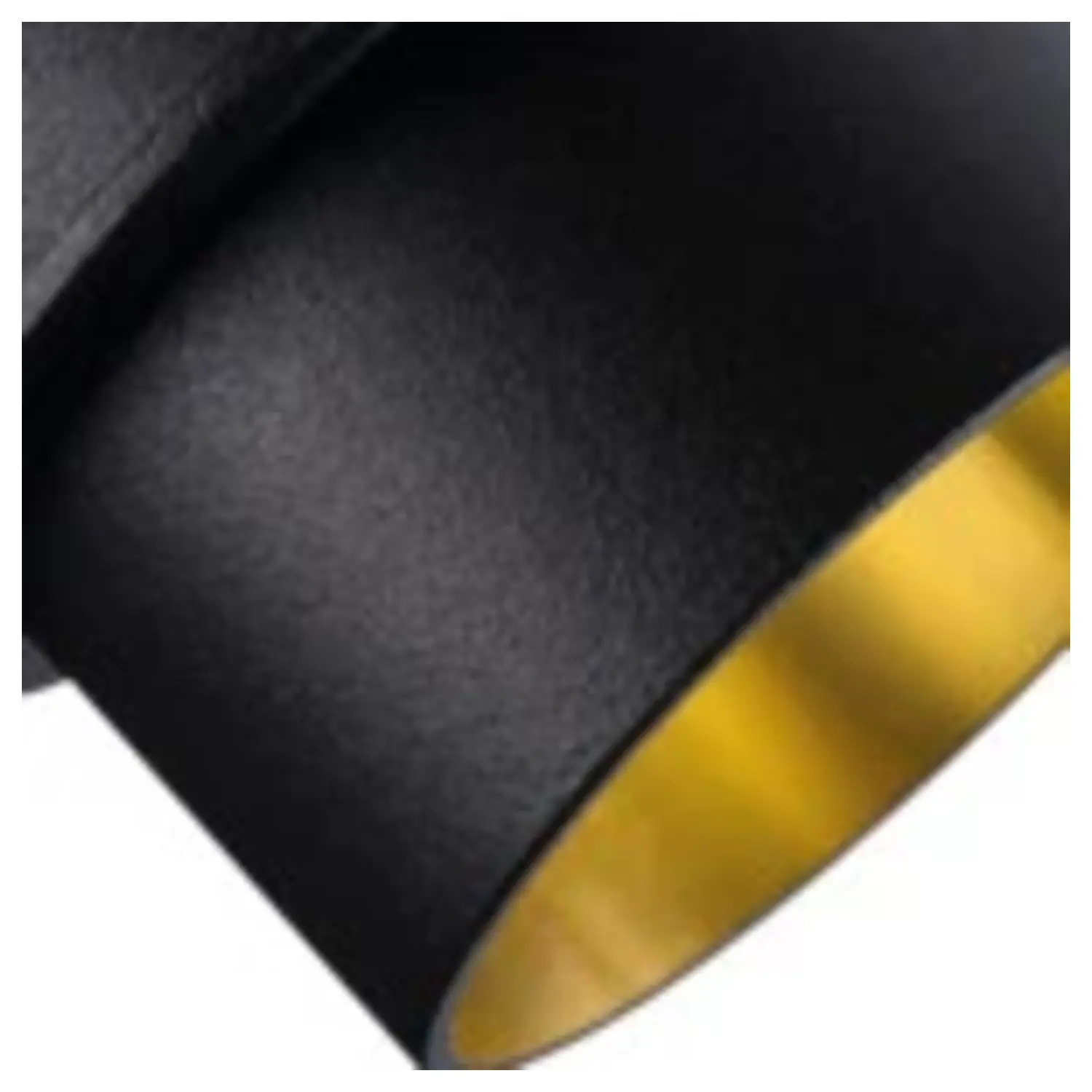 immagine porta faretto incasso decoratico spag doppio colore nero-oro 55 mm tondo