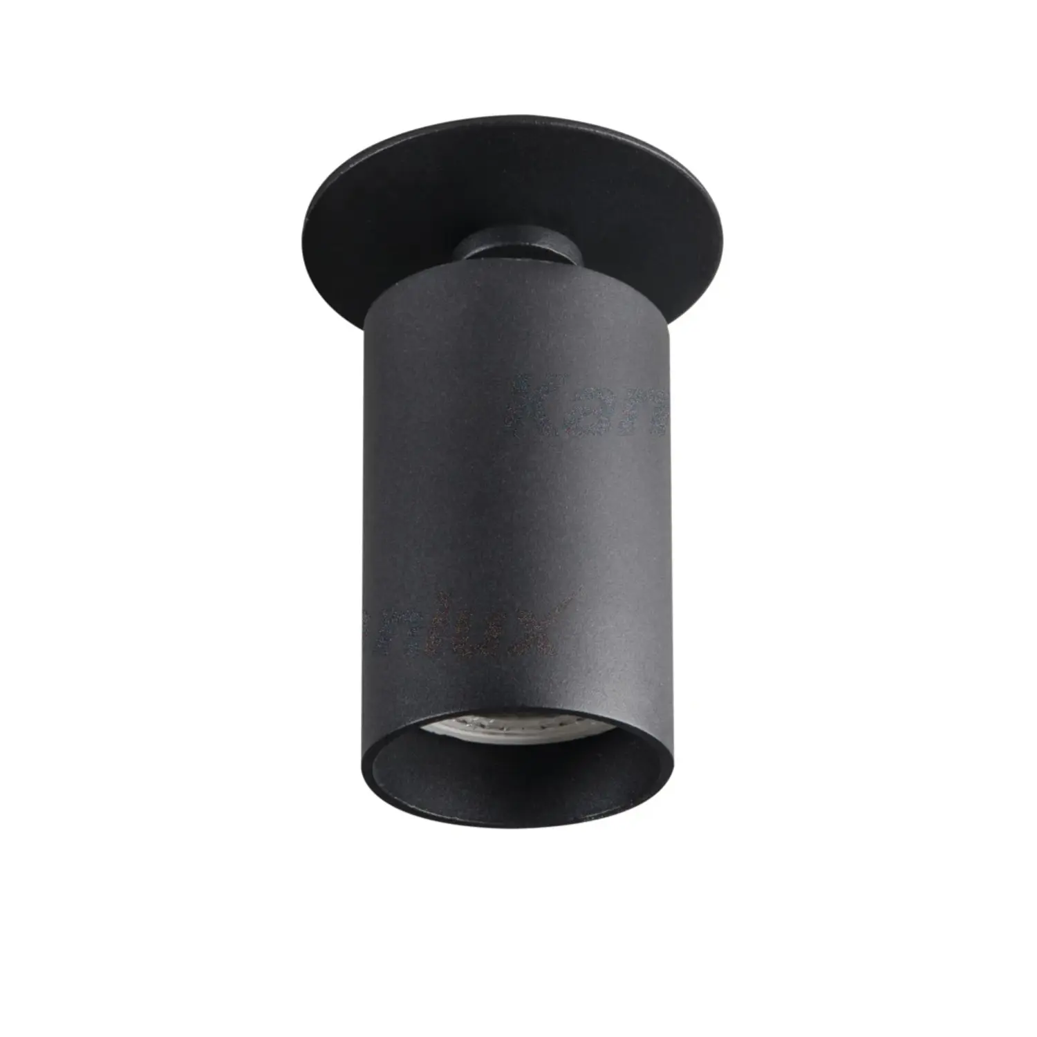 variante gu10 - nero - orientabile - tondo