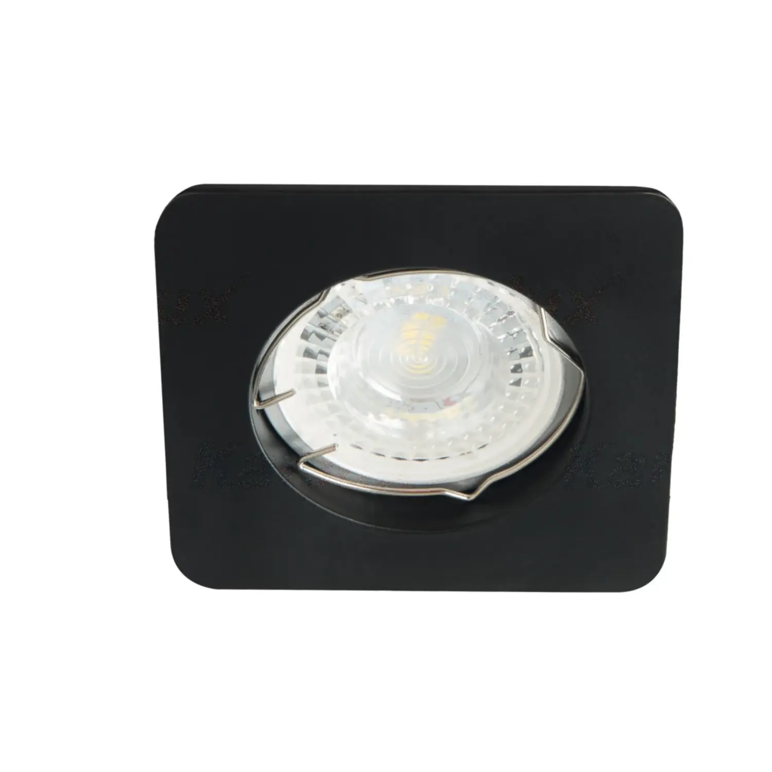 variante nero - alluminio - 1 luce - fisso - quadrato