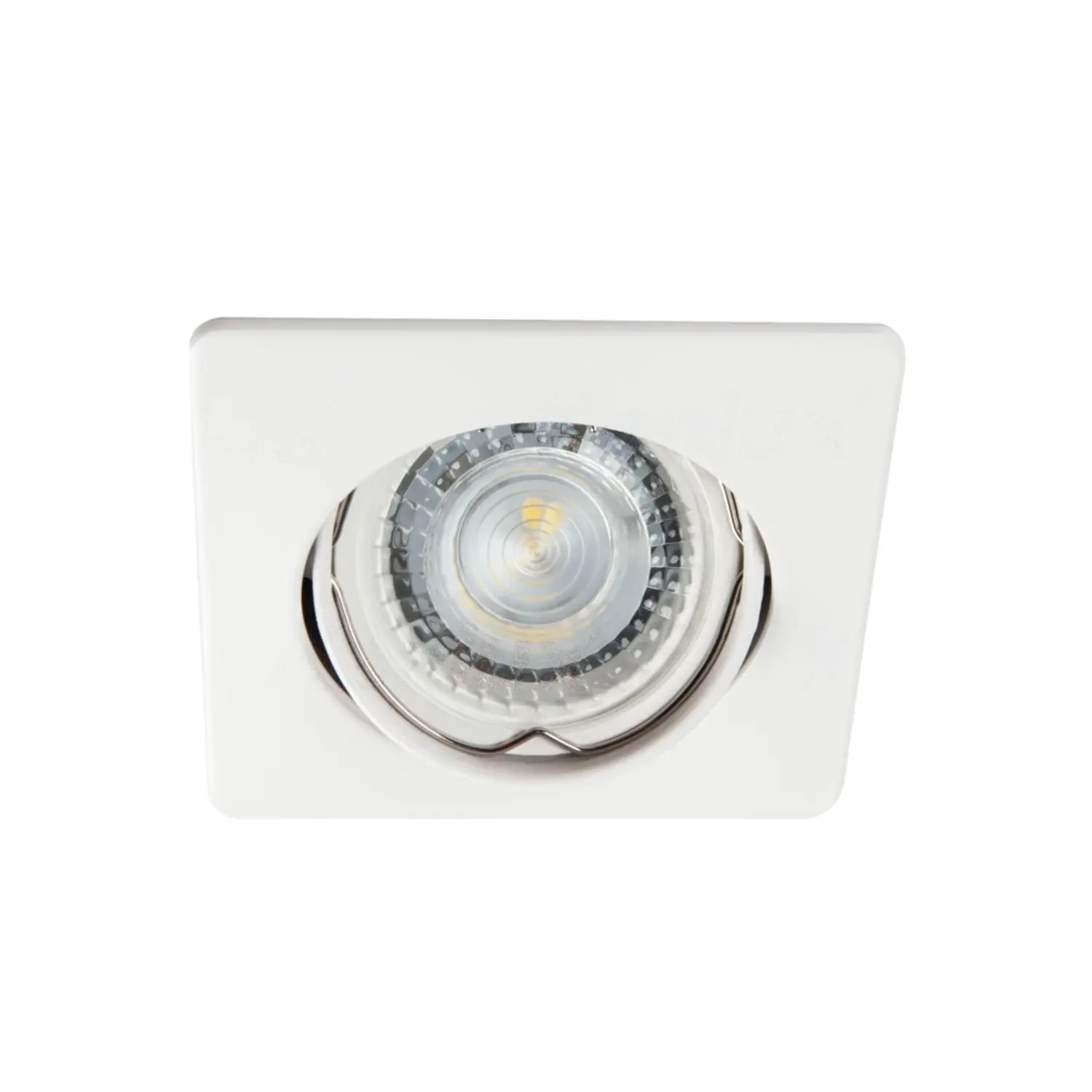 variante bianco - alluminio - 1 luce - orientabile - quadrato