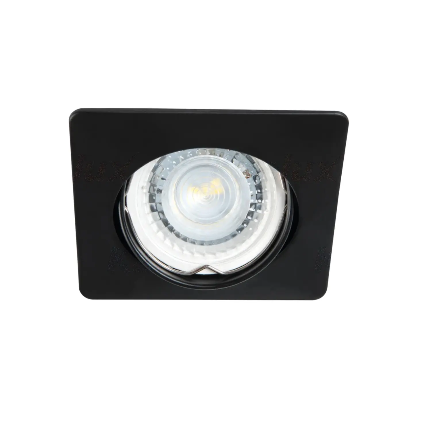 variante nero - alluminio - 1 luce - orientabile - quadrato