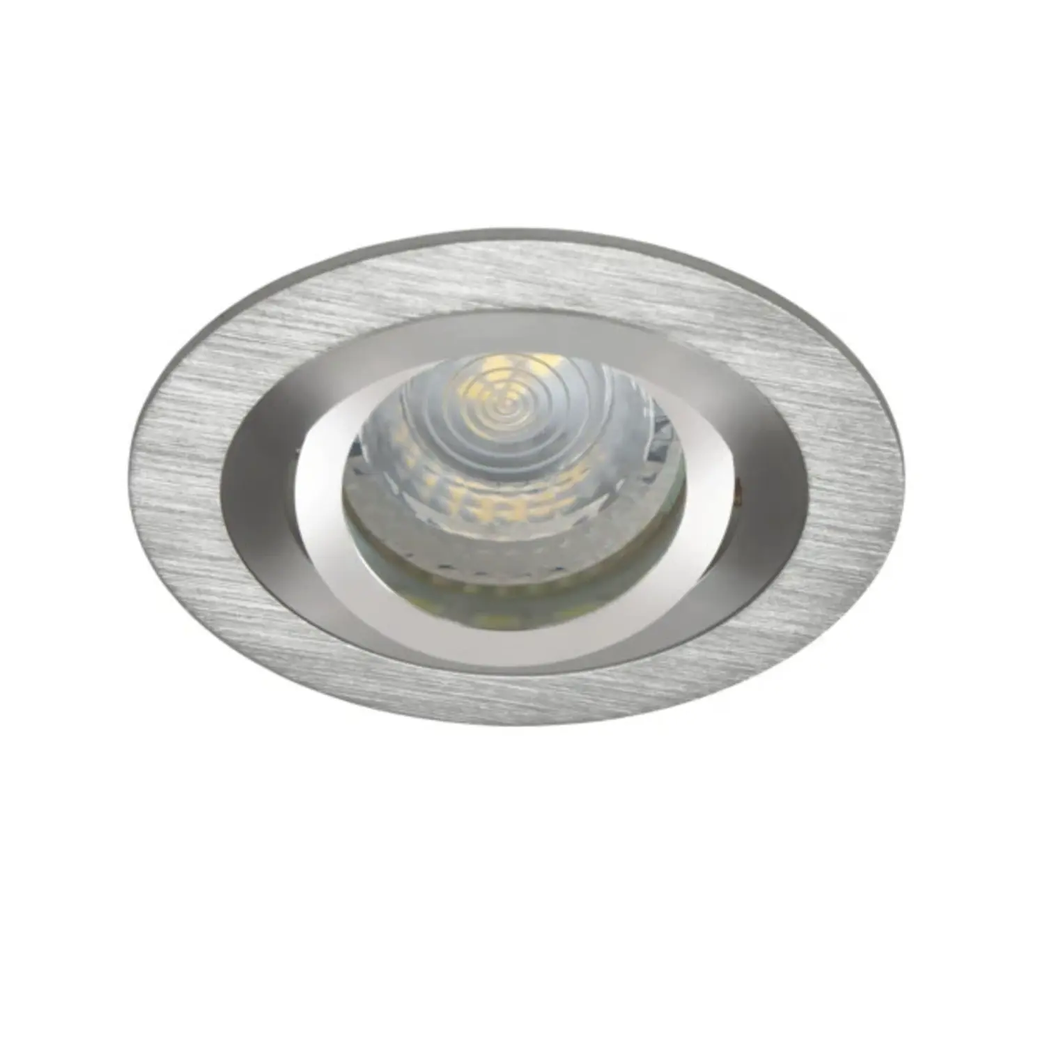 immagine del prodotto porta faretto incasso alluminio decorativo gu10 alluminio 1 luce orientabile tondo