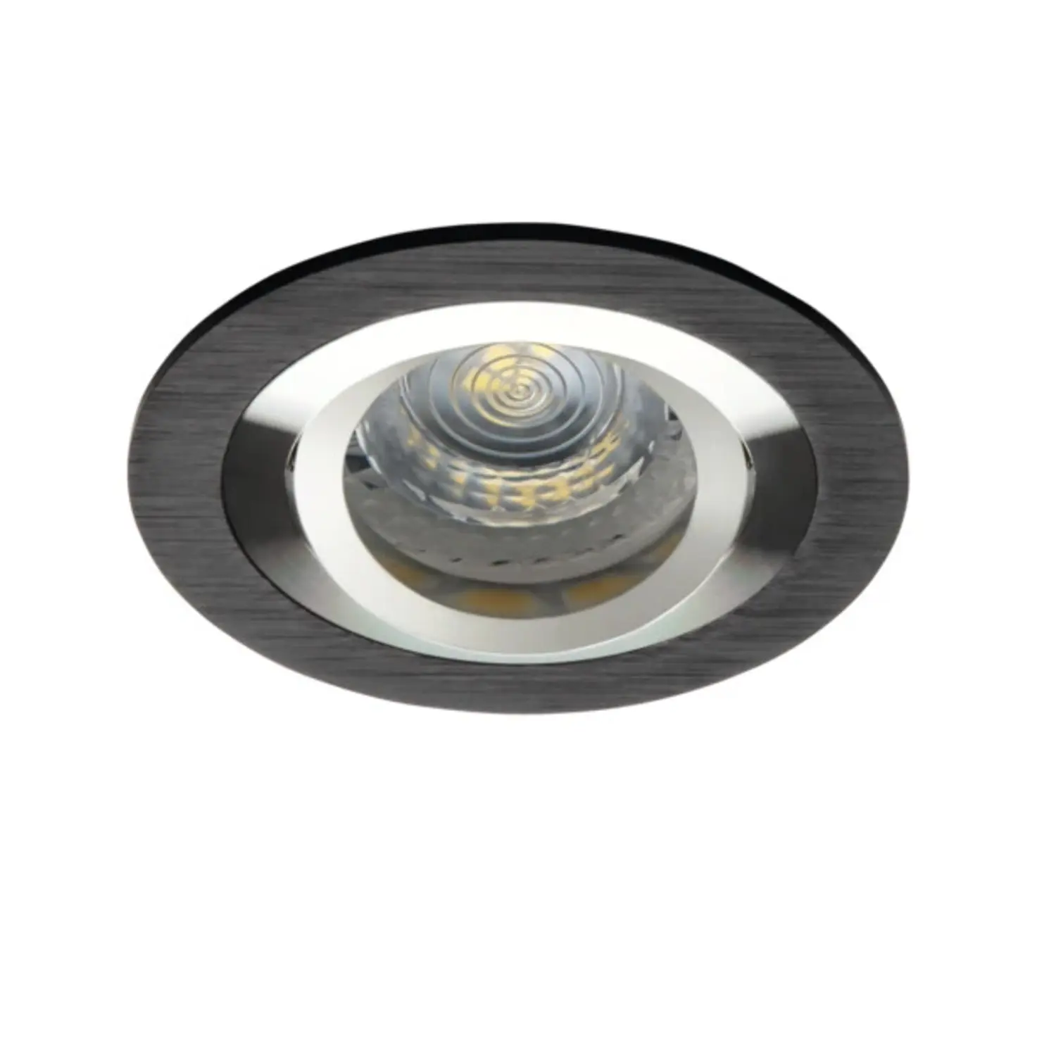 variante gu10 - nero - 1 luce - orientabile - tondo