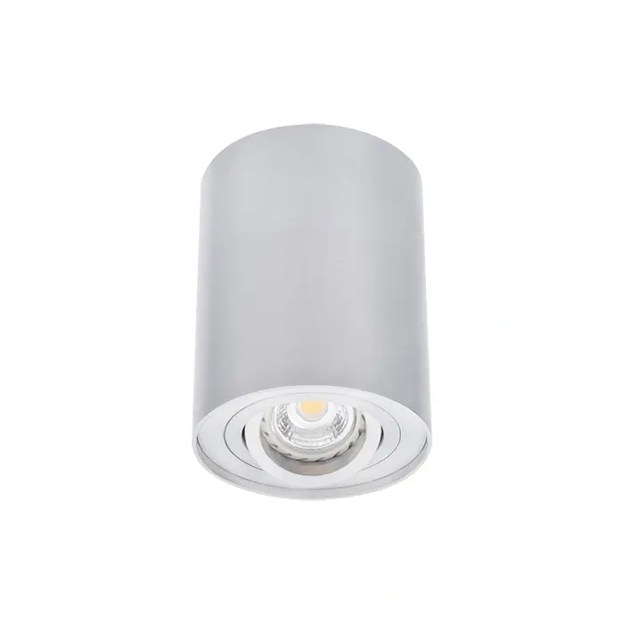 immagine del prodotto faretto lampada da soffitto spot tondo orientabile gu10 grigio 1 luce