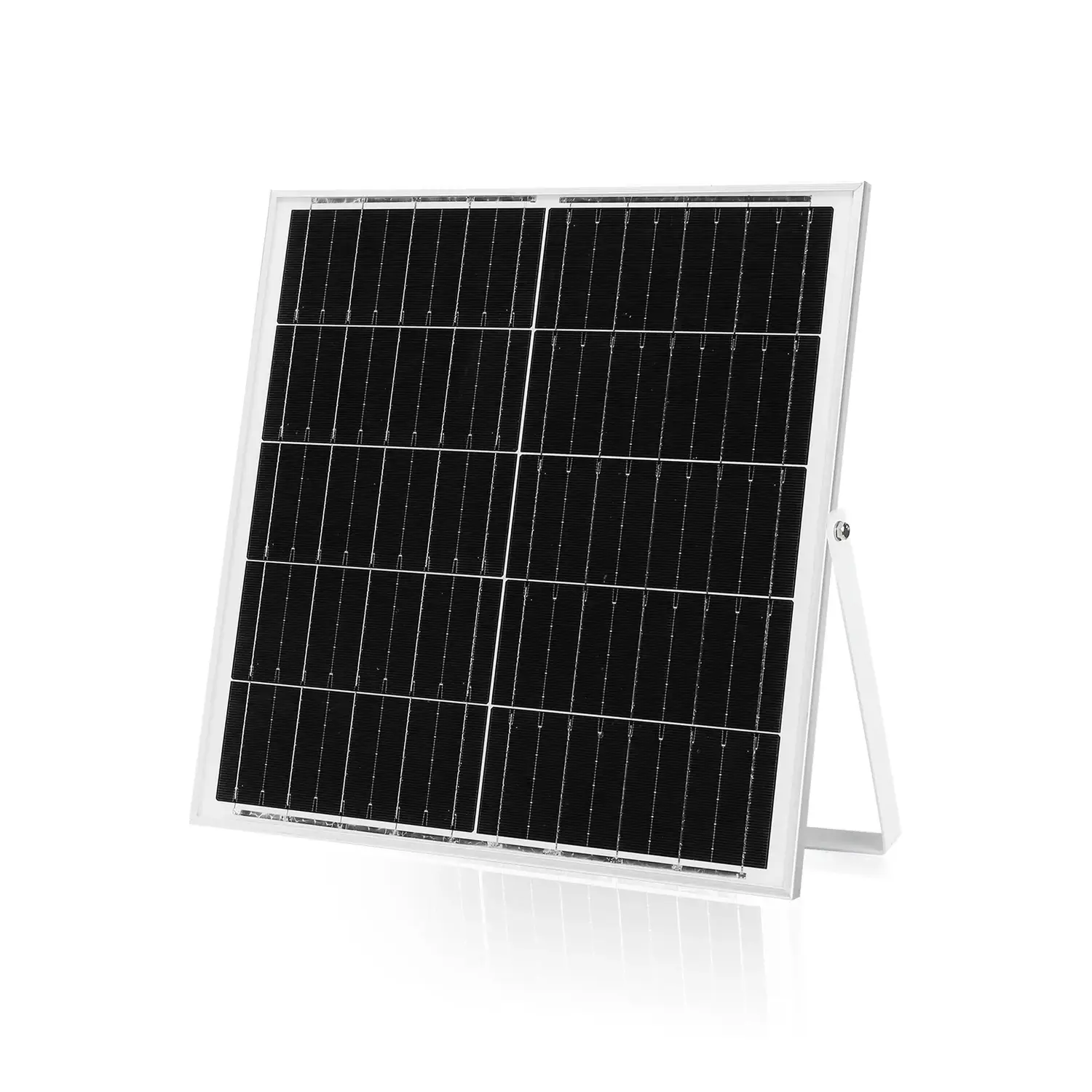 immagine faro energia solare fotovoltaico telecomando crepuscolare 200 watt bianco freddo ip65