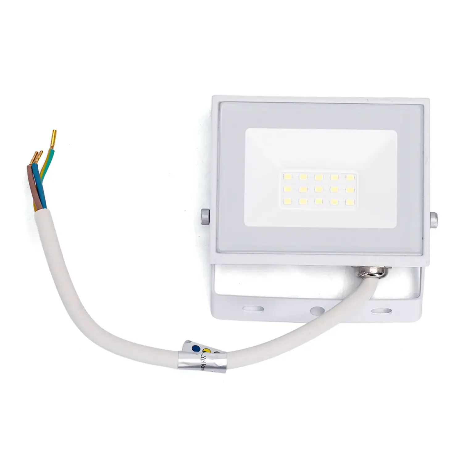 immagine faro led esterno stagno 10 watt 220-240 volt bianco naturale nero ip65