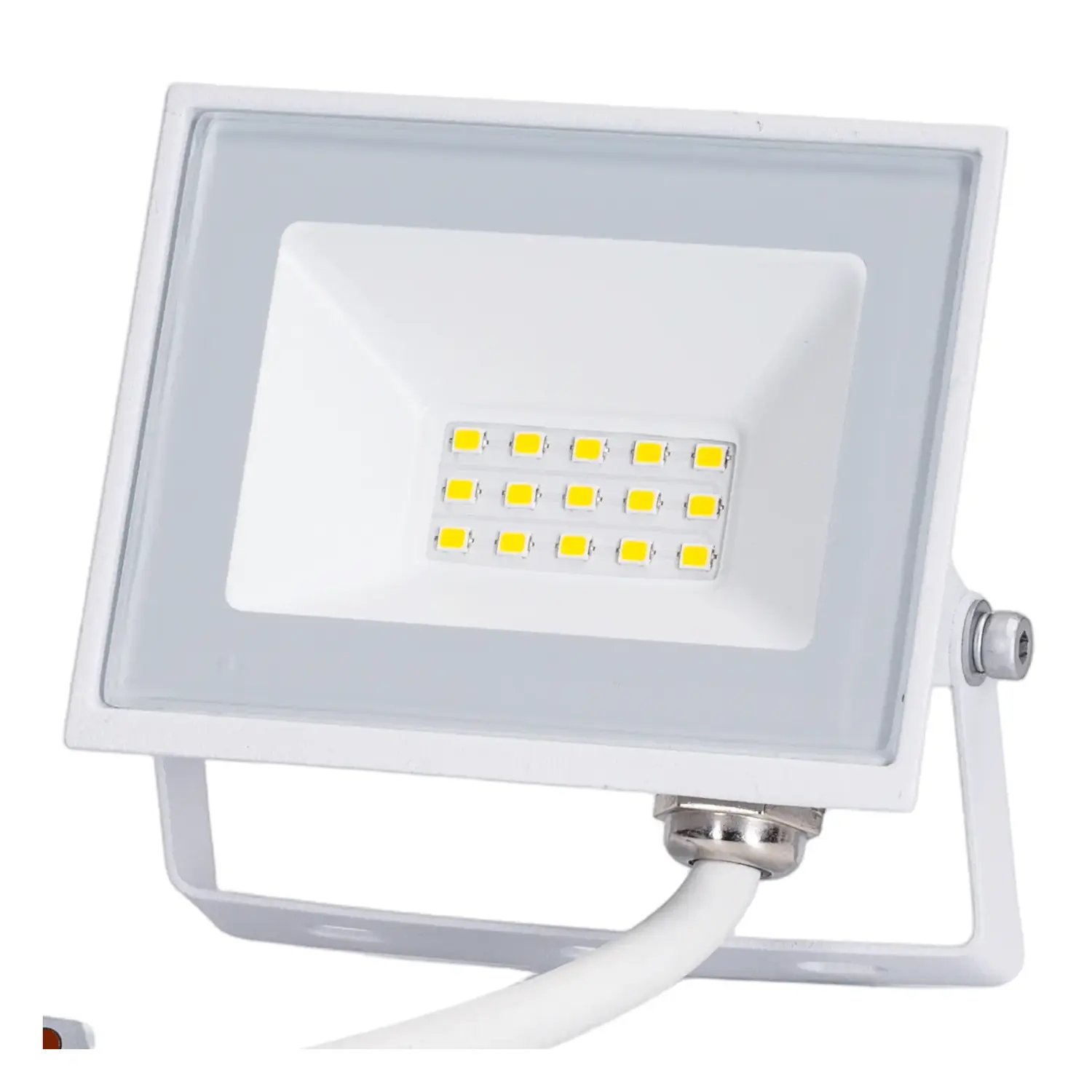 immagine del prodotto faro led esterno stagno 10 watt 220-240 volt bianco naturale nero ip65