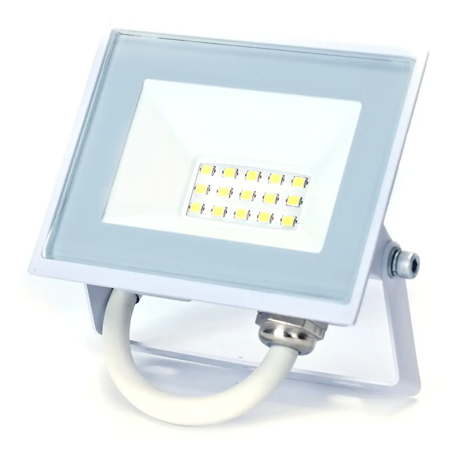 immagine del prodotto faro led esterno stagno 10 watt 220-240 volt bianco freddo bianco ip65