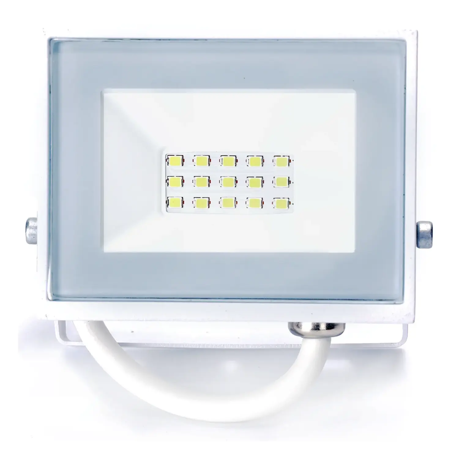 immagine faro led esterno stagno 10 watt 220-240 volt bianco freddo bianco ip65