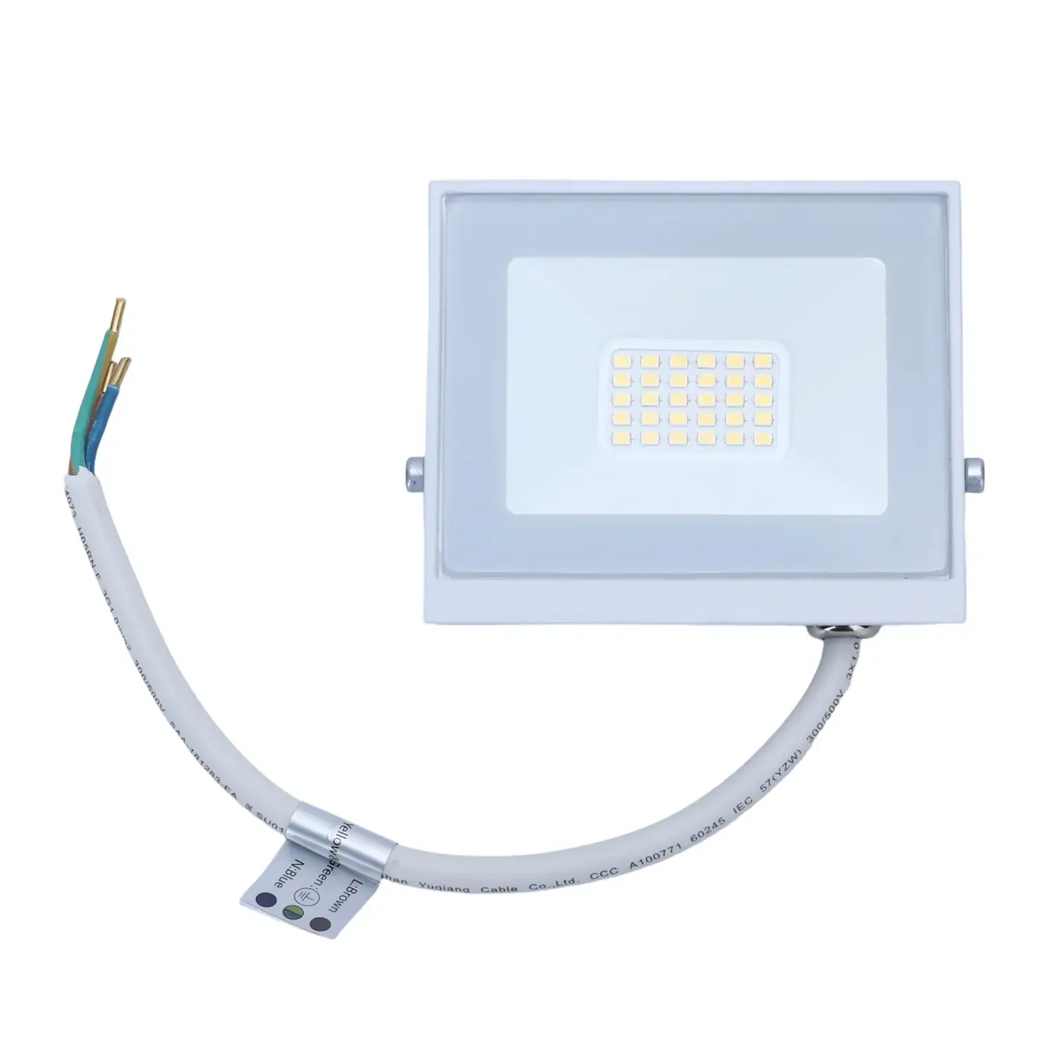 immagine faro led esterno stagno 20 watt 220-240 volt bianco naturale bianco ip65