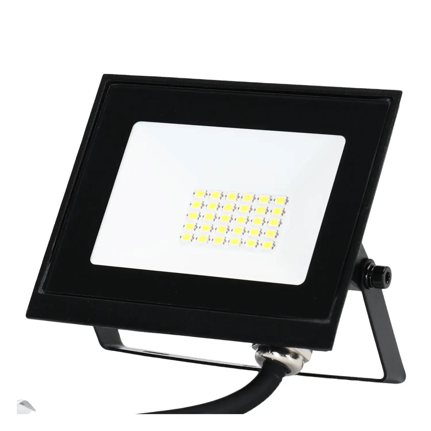 immagine del prodotto faro led esterno stagno 20 watt 220-240 volt bianco freddo nero ip65